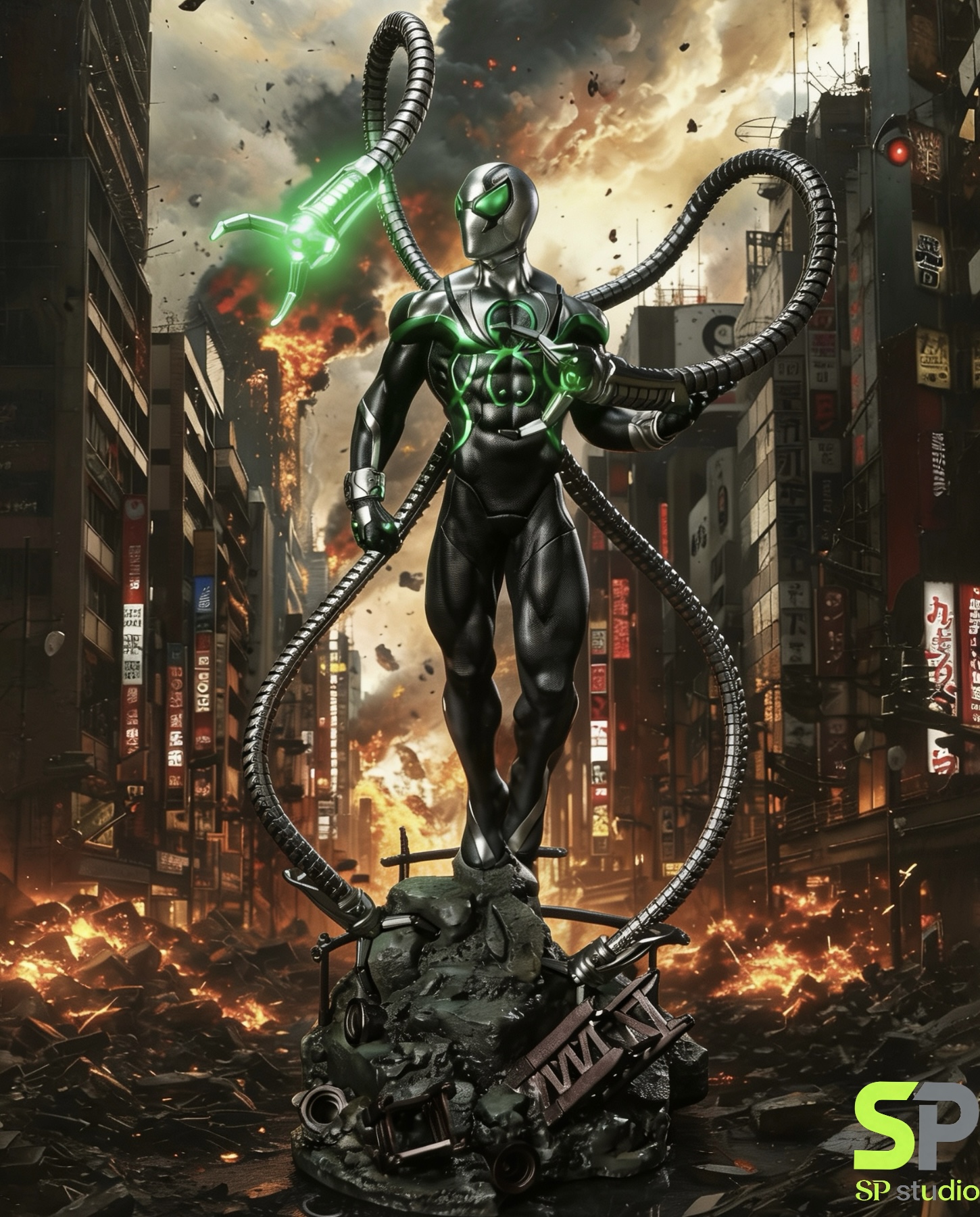 SP Studio - Spider Man Superior Octopus Marvel Statue 