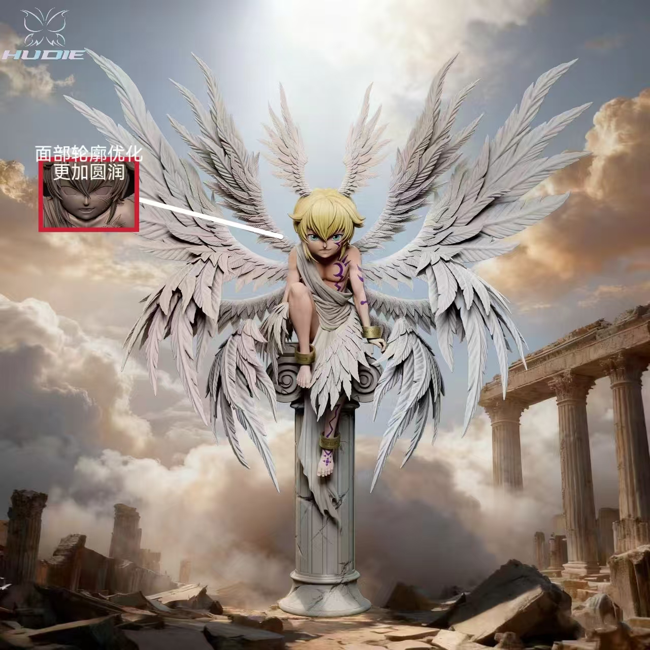 Hudie Studio - Lucemon Digimon Statue