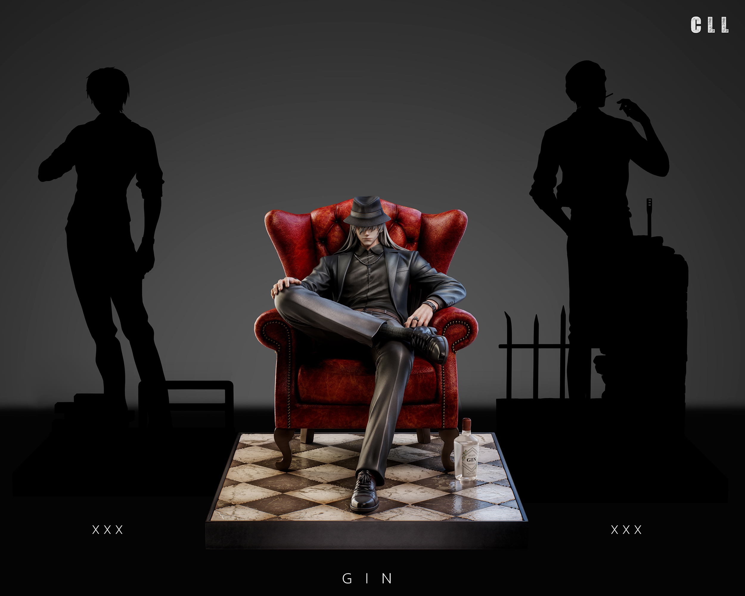 CLL Studio - Gin Detective Conan Statue