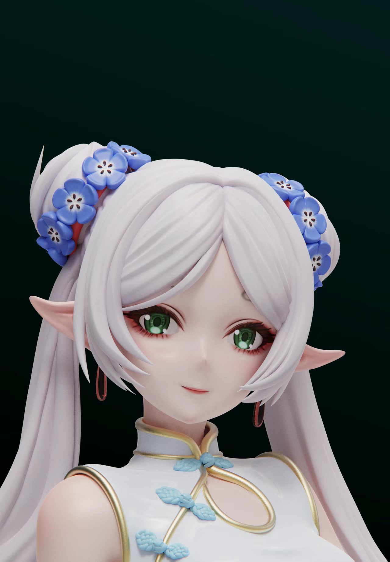 Liu Li Studio - Frieren Cheongsam Frieren: Beyond Journey's End Statue