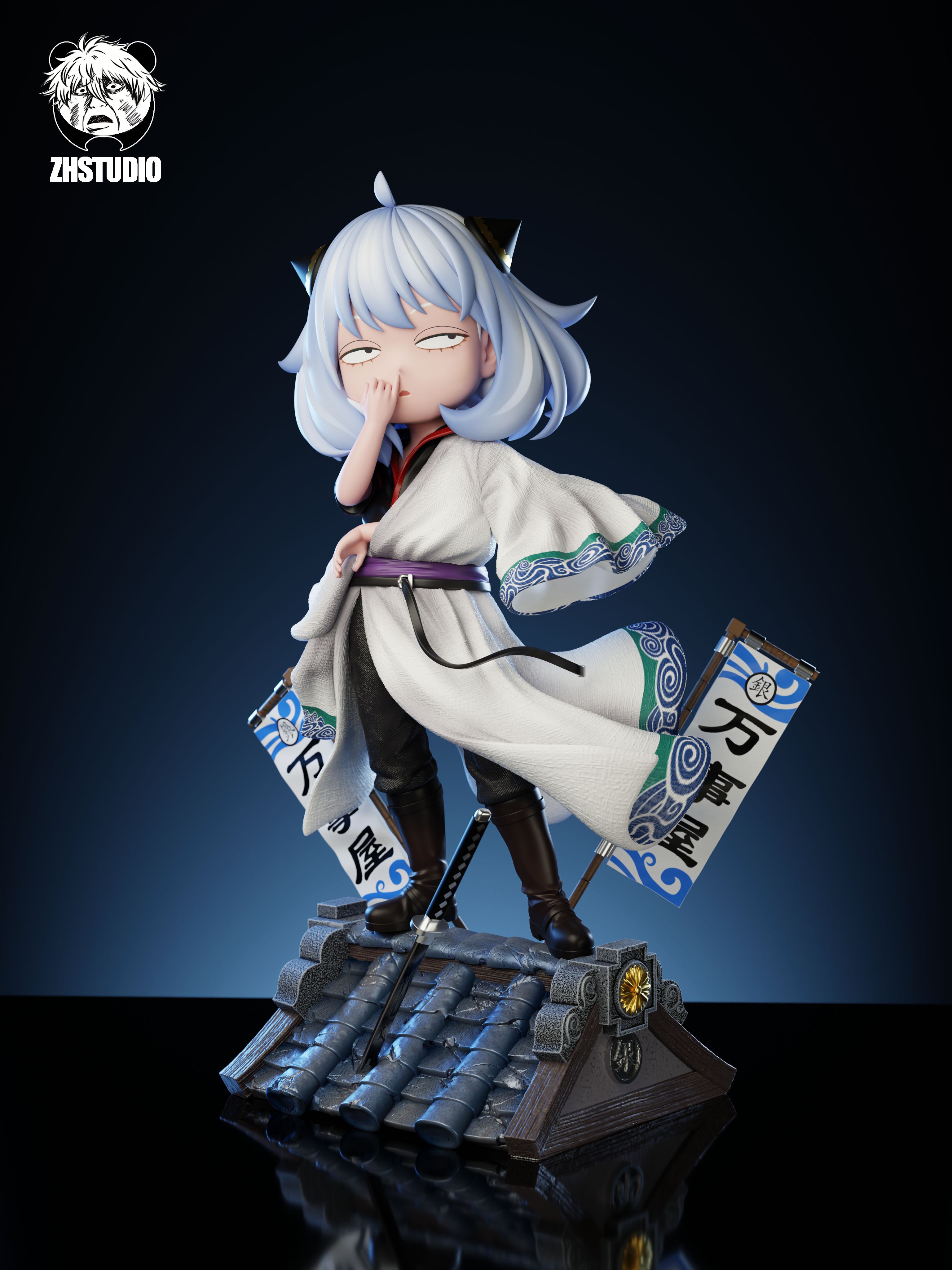 ZH Studio  Anya Cosplay Sakata Gintoki Spy x Family