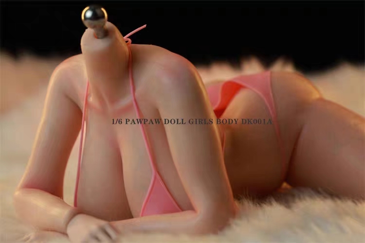 PAWPAW DOLL - DK001A 1/6 Removable Feet Silicone Female Blank Body (Licensed) Statue 
