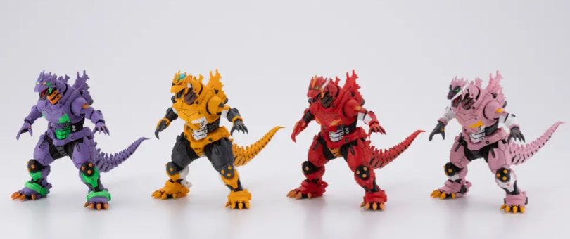 X-PLUS PLEX Studio - Gekizou Series Type-3 Kiryu EVA Color Ver. 4Pack BOX Licensed Statue 