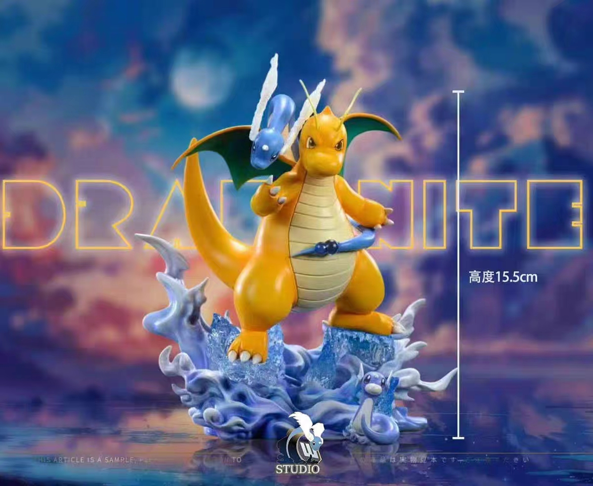 MMW Studio - Dragonite Evolution Set Pokemon Statue