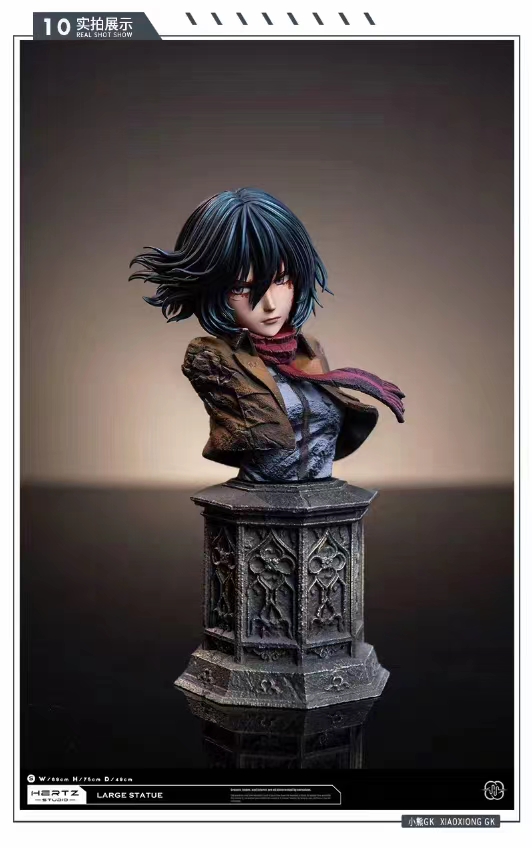 Hertz Studio - Attack on Titan-Mikasa·Ackerman VS The Female Titan Statue