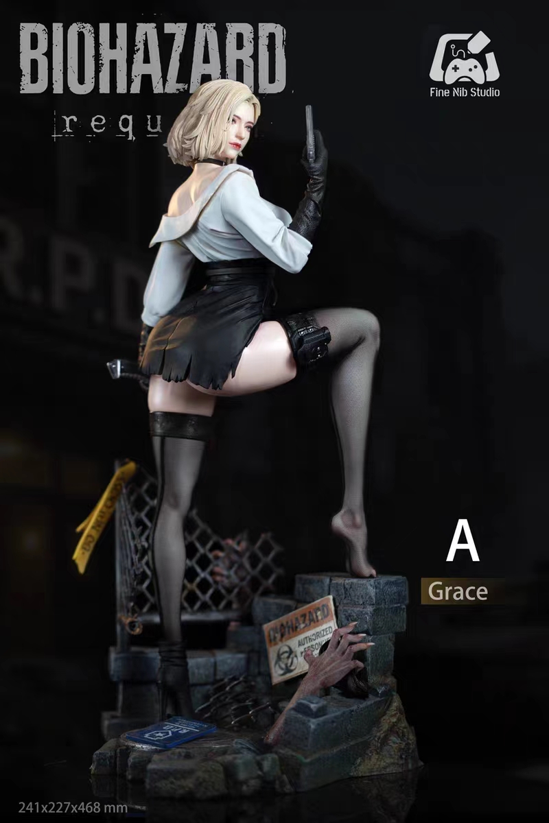 Fine Nib Studio - Grace Ashcroft X Sherry Birkin Resident Evil 9 Statue