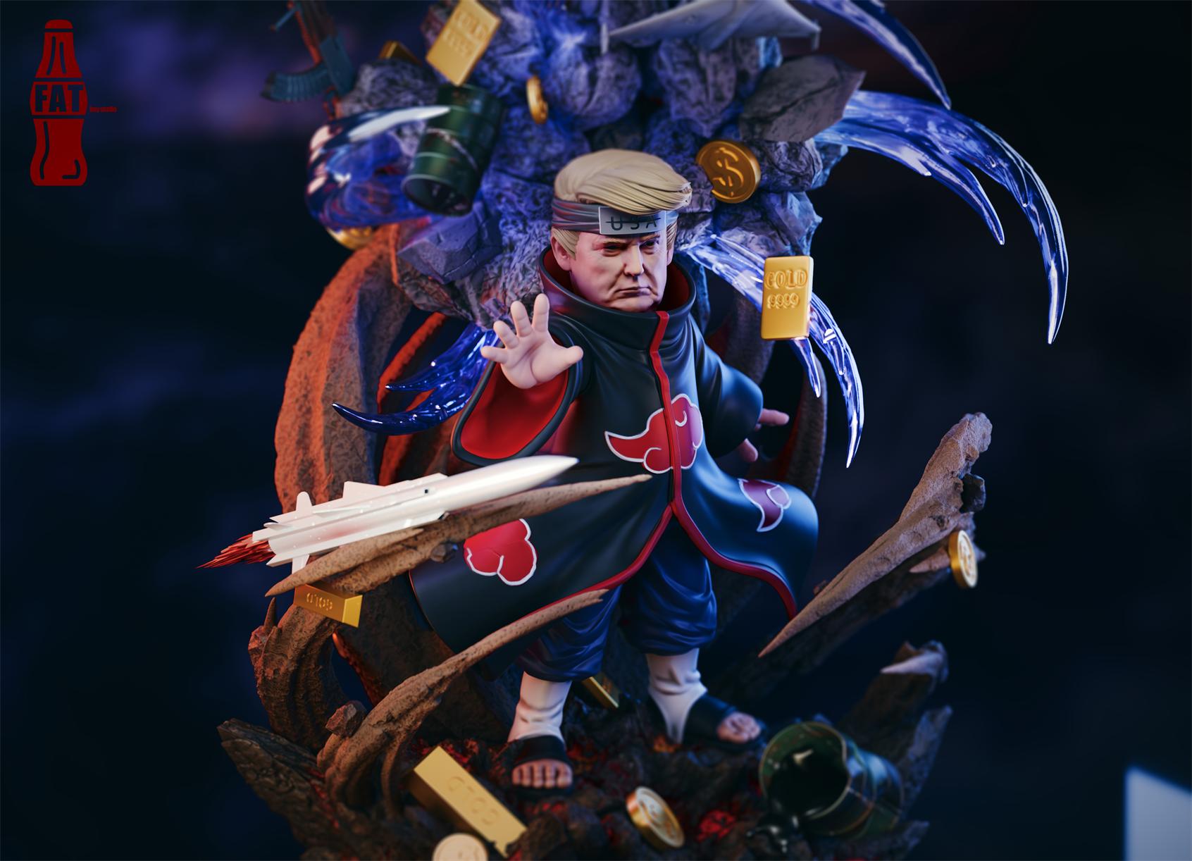 FAT BOY Studio Trump Cosplay Naruto Akatsuki Superstar