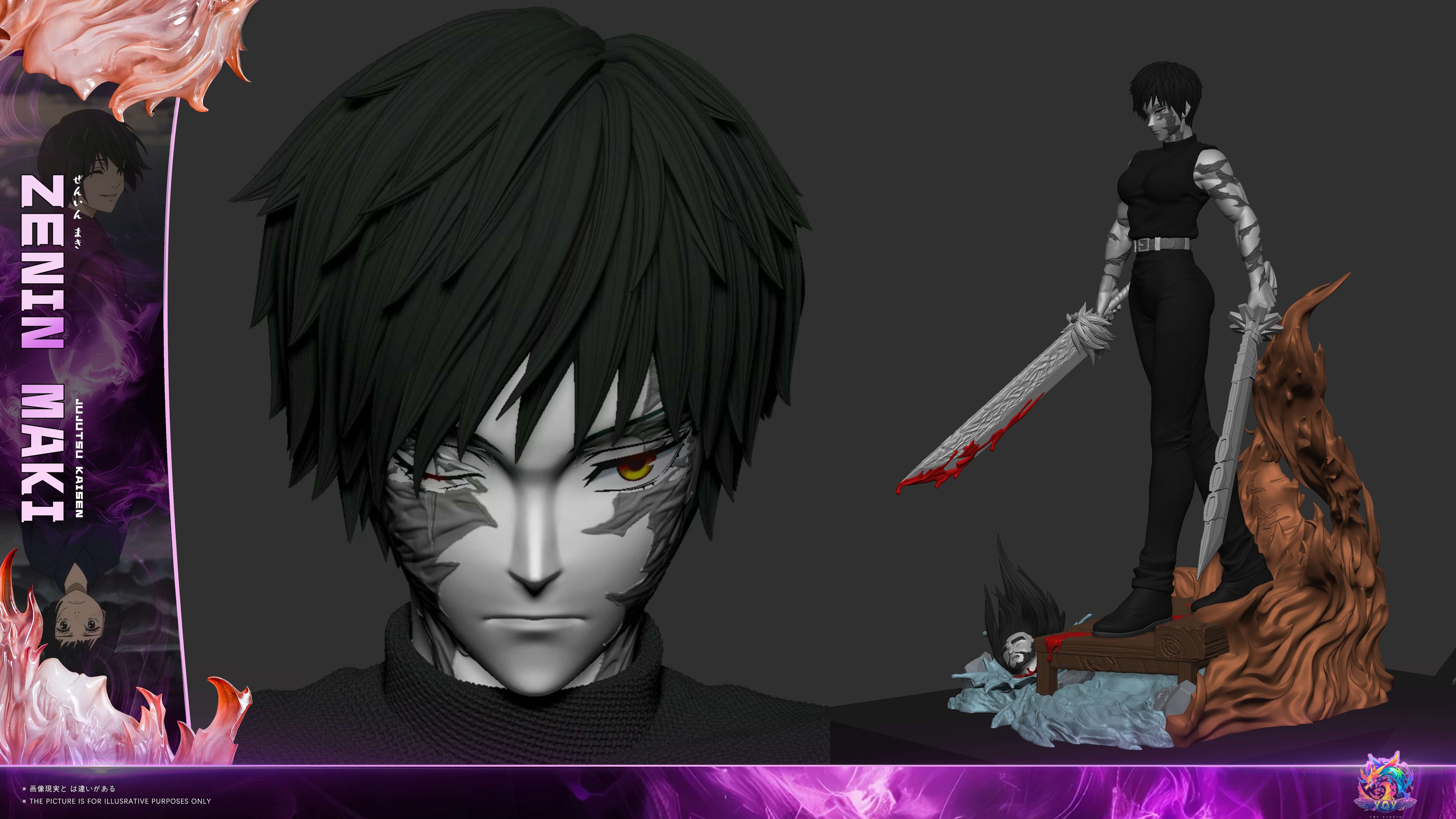 YQY Studio Maki Zenin Second Generation Heavenly Restriction Jujutsu Kaisen