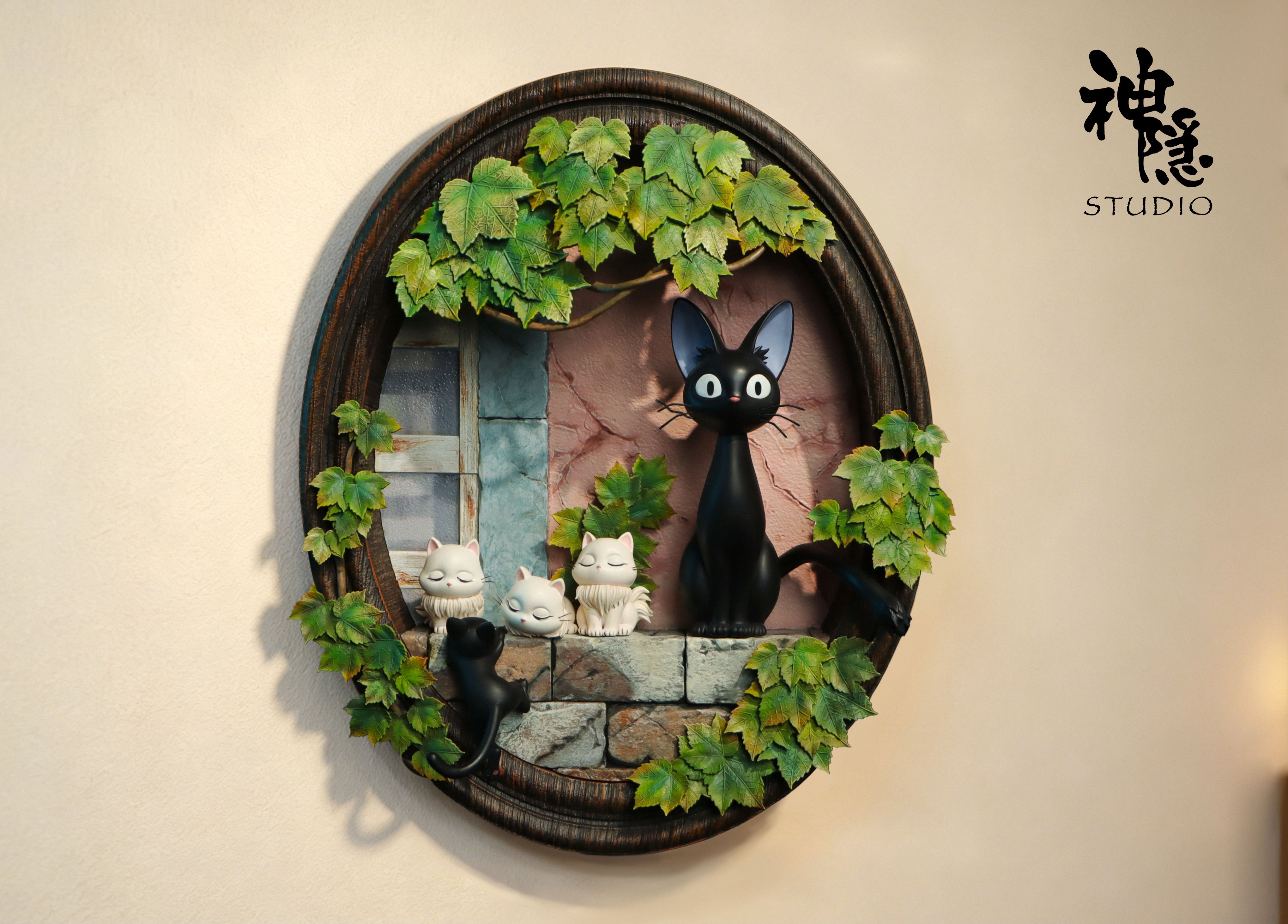 Shenyin Studio Kiki's Delivery Service Cats Under the Eaves