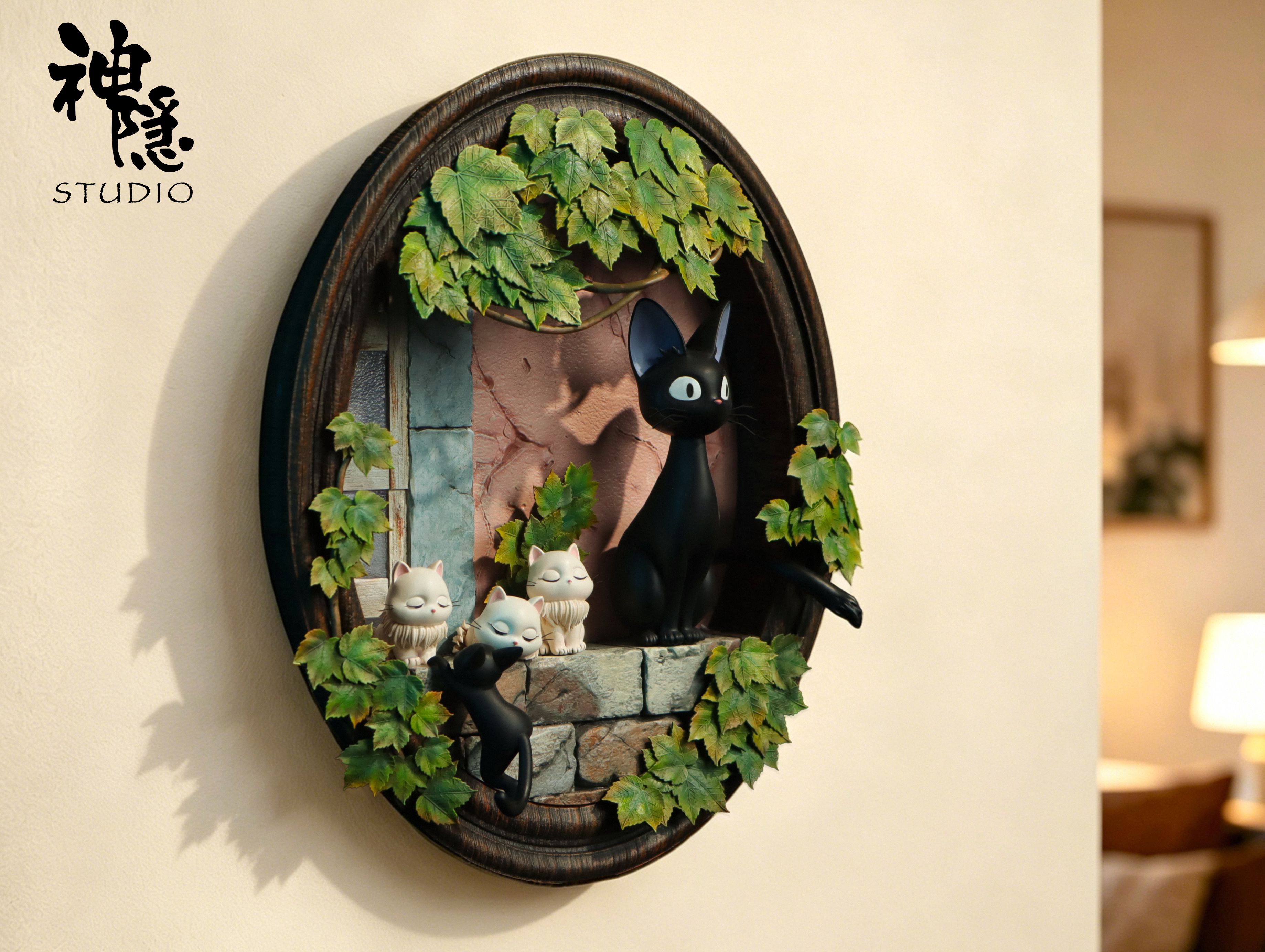 Shenyin Studio Kiki's Delivery Service Cats Under the Eaves