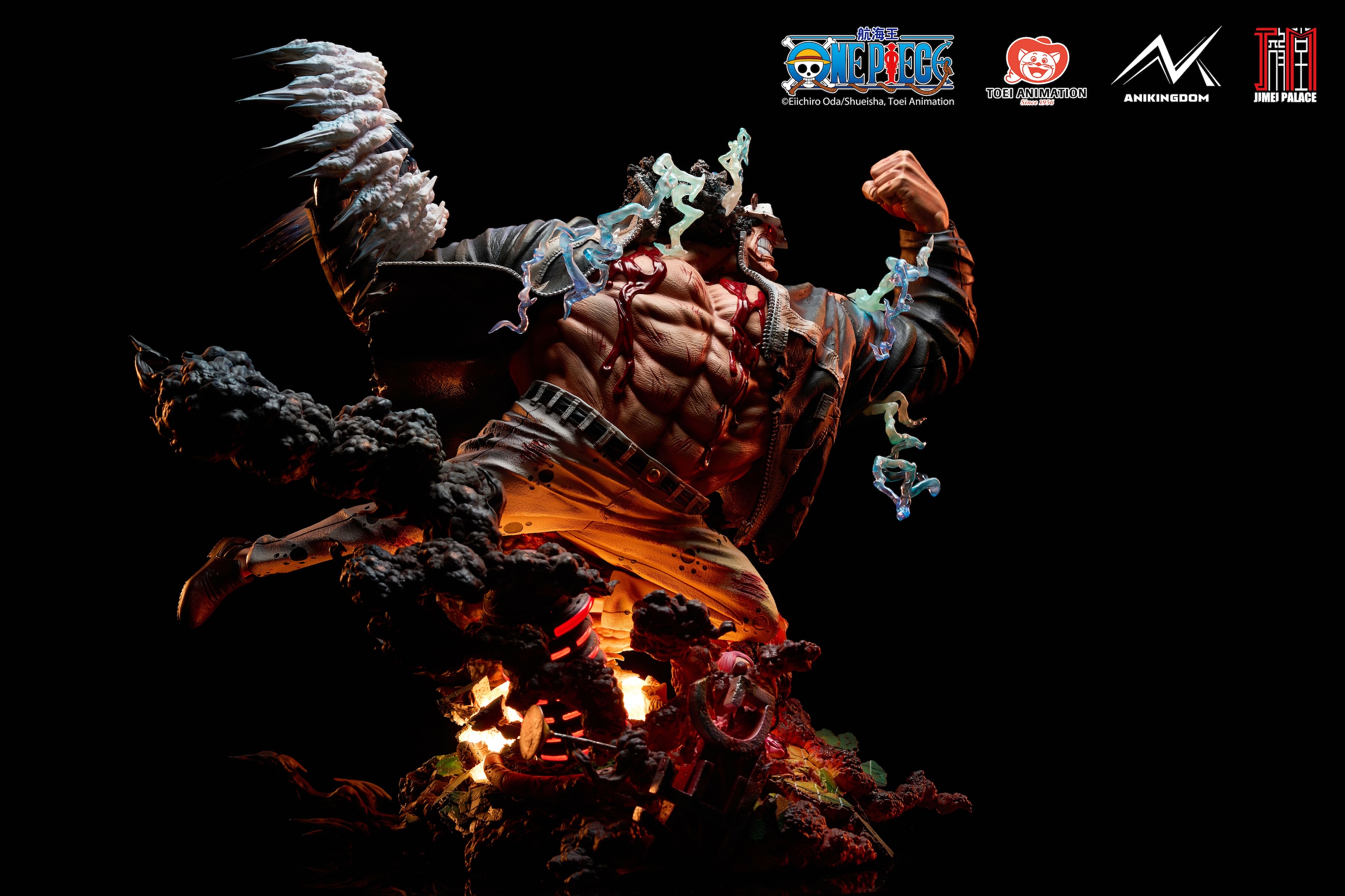 ANIKINGDOM X JIMEI PALACE - Officially Licensed ONE PIECE Bartholomew Kuma Statue (Licensed)