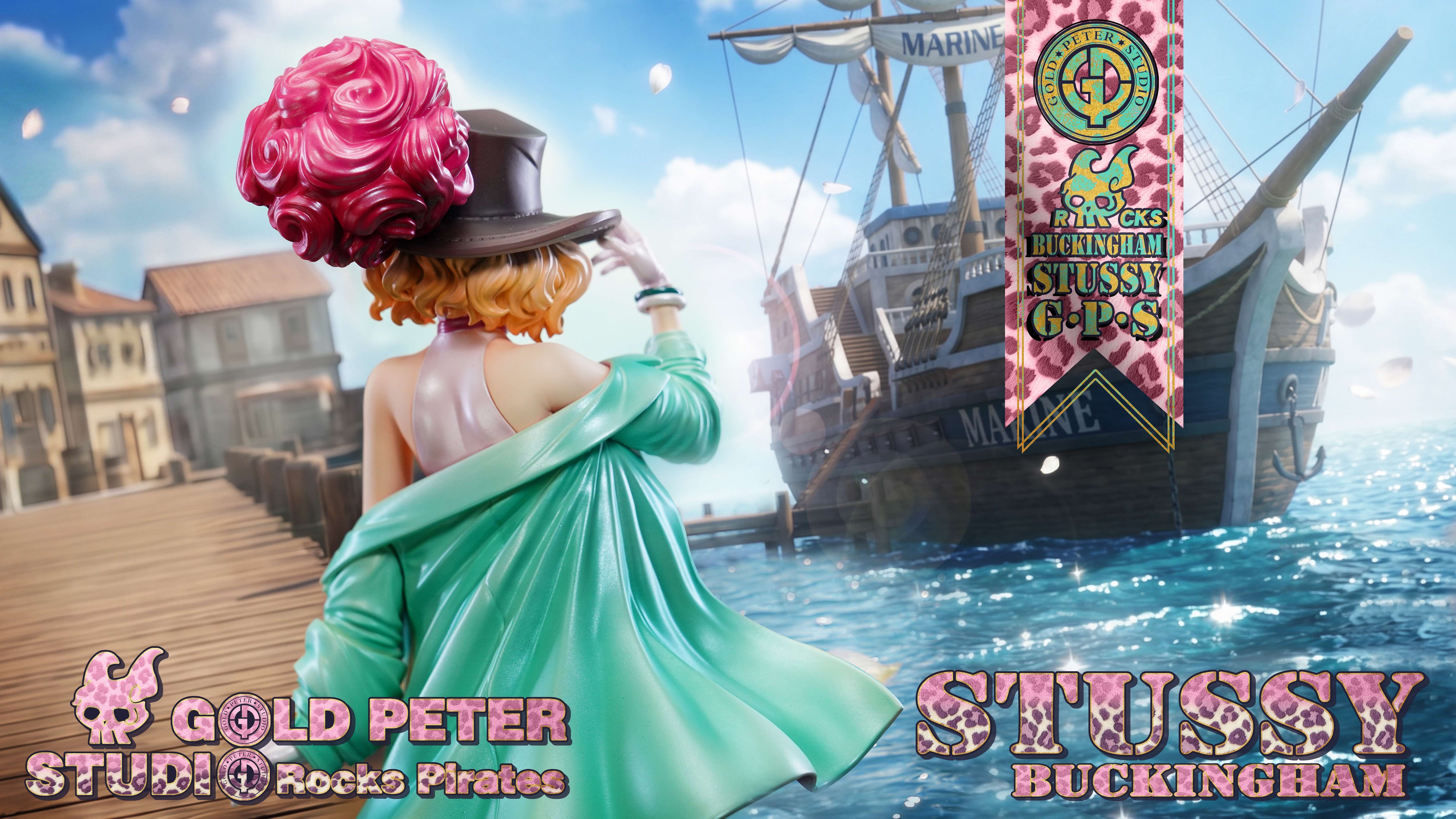 GOLD PETER Studio Rocks Pirates Buckingham Stussy One Piece