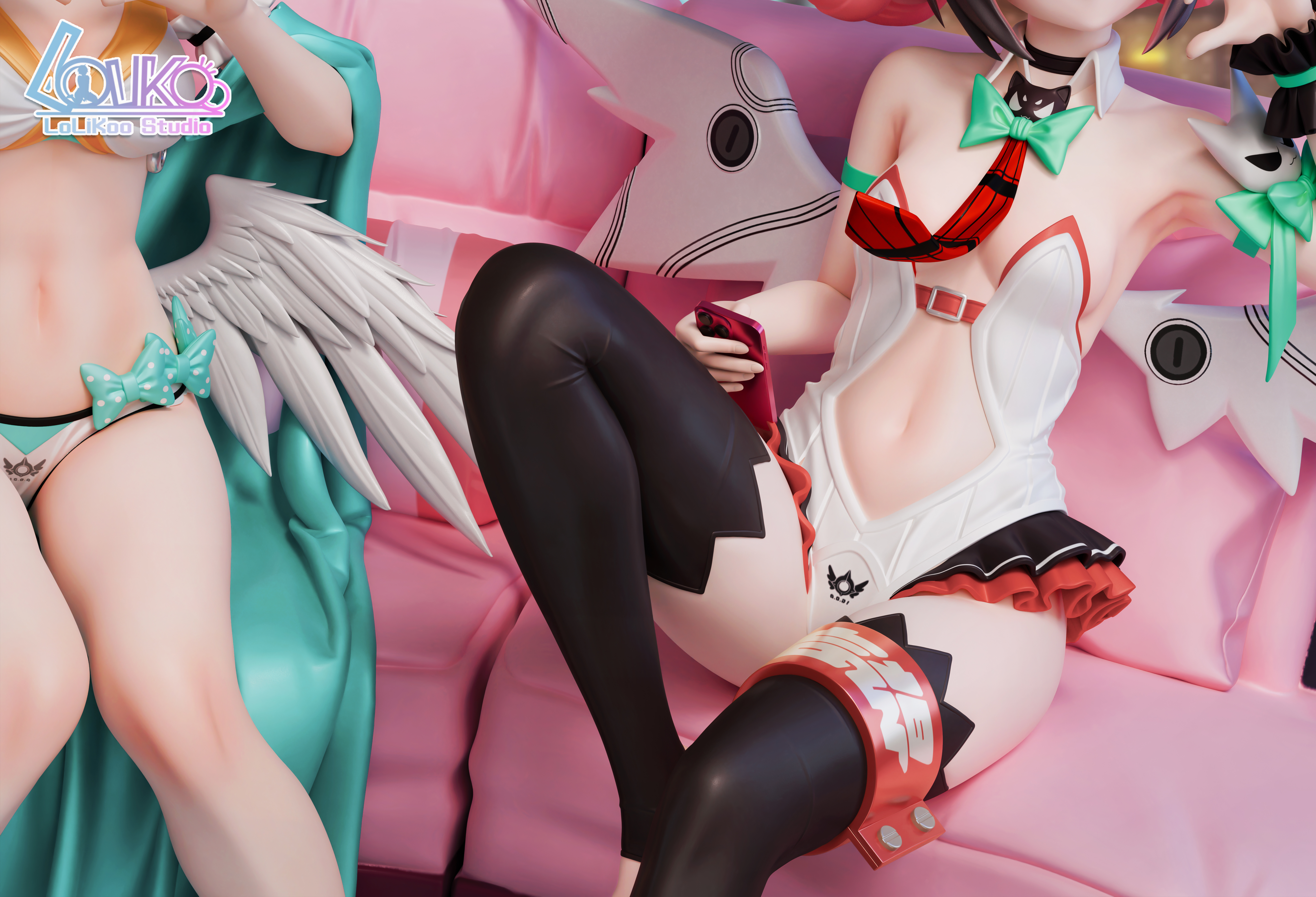 Lolikoo Studio Sunna X Aria X Nangong Yu Zenless Zone Zero