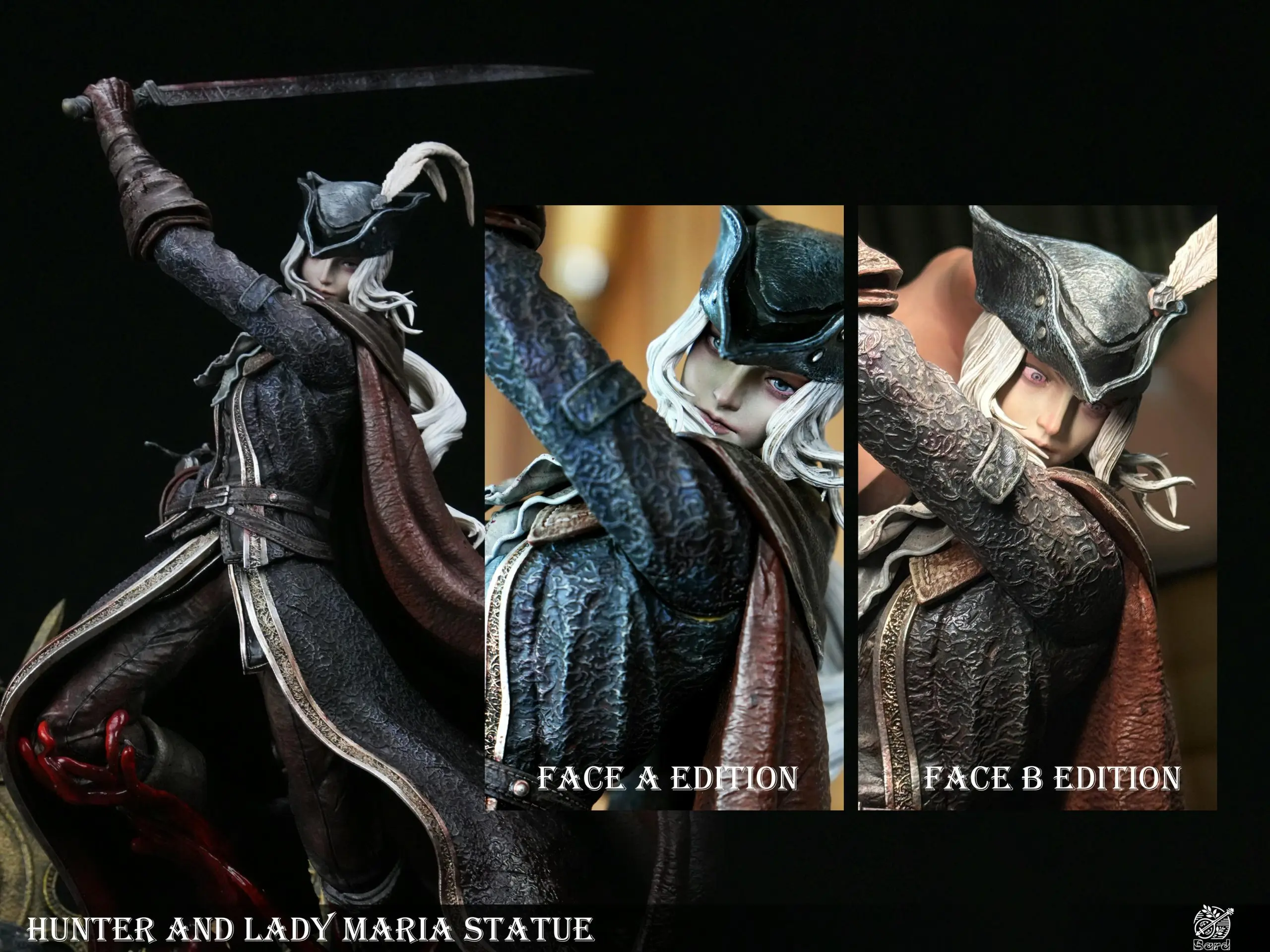 Bard Studio - Bloodborne Fight in the Astral Clock Tower Lady Maria vs Hunter Statue(GK)