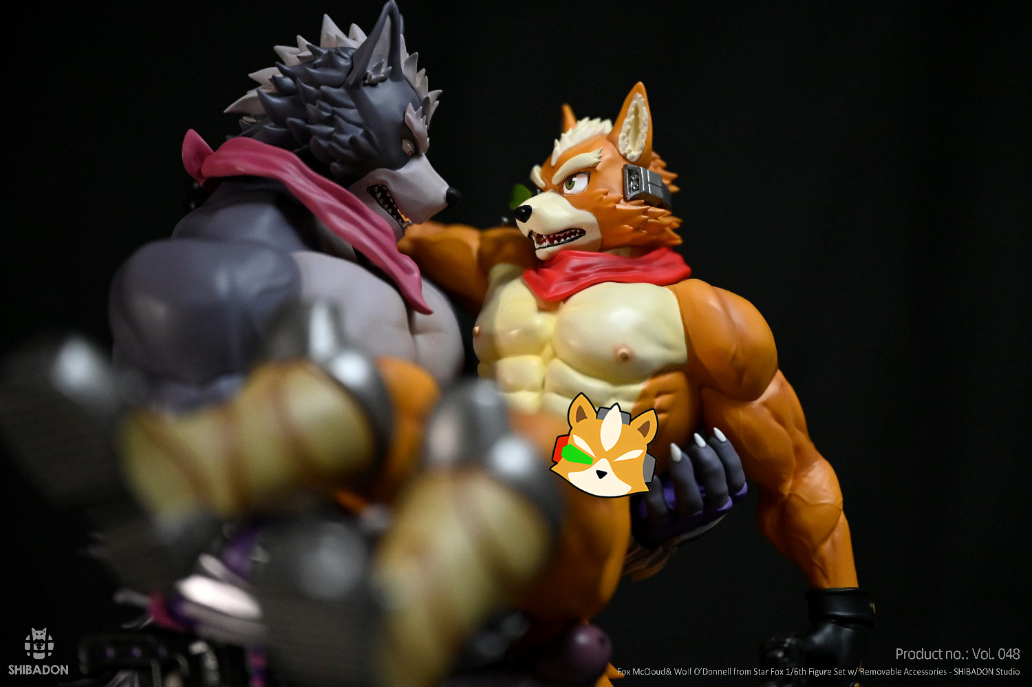 In stock-Starfox double action figure Statue GK （Adults 18+Male）Shibadon Studio