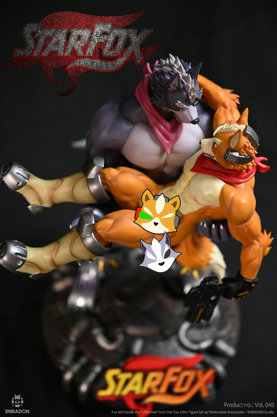 In stock-Starfox double action figure Statue GK （Adults 18+Male）Shibadon Studio