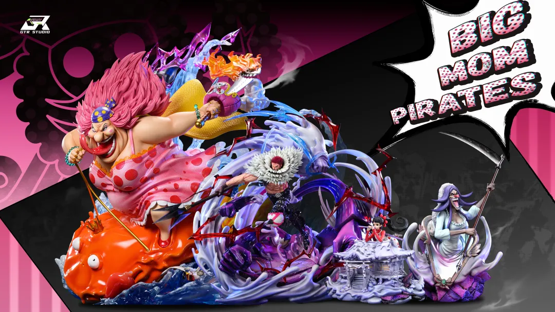 ONE PIECE CHARLOTTE BRULEE & CHARLOTTE FLAMPE STATUE GK-GTR STUDIO Pre-sale