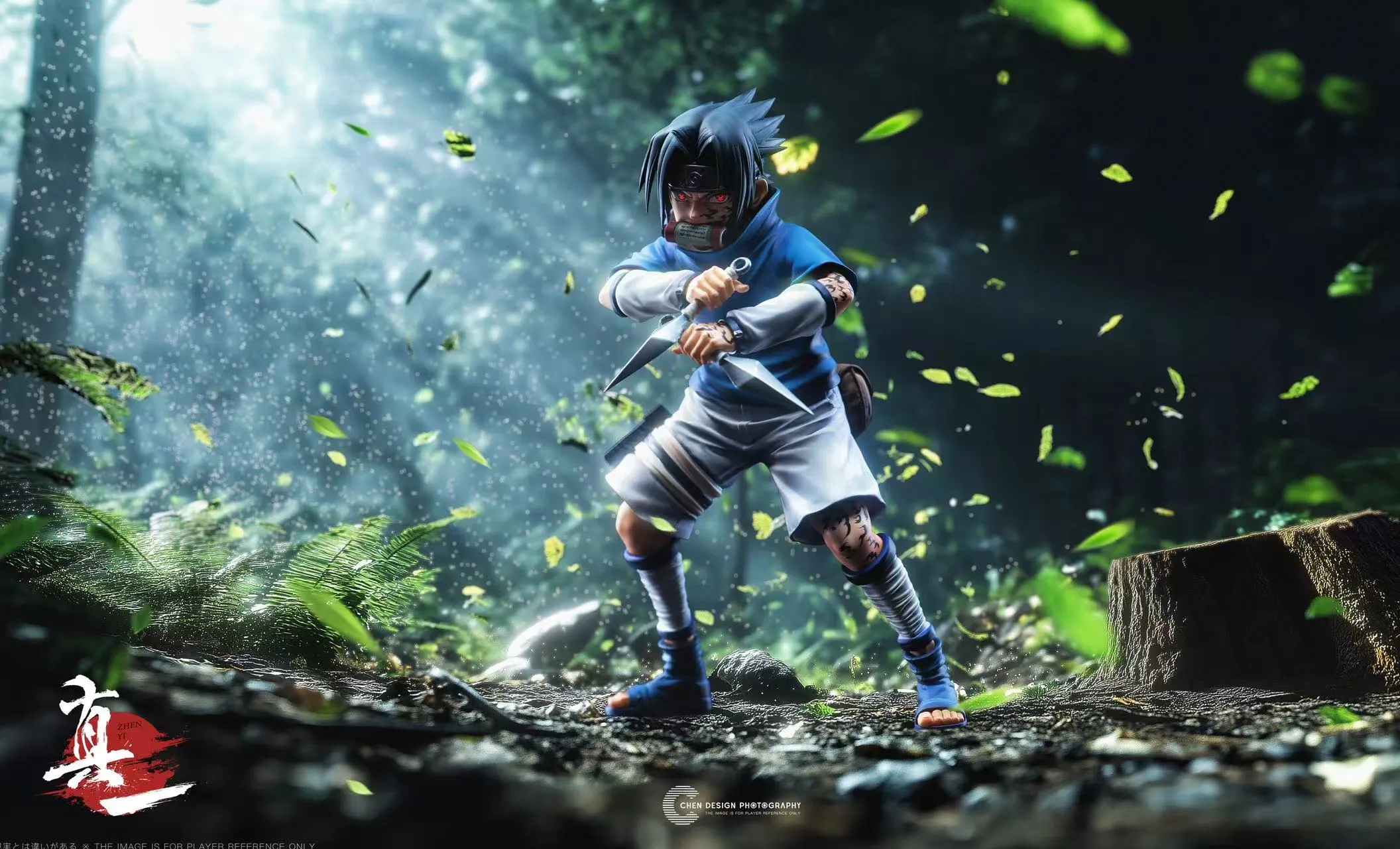 Naruto Childhood Series #2 Sasuke Statue GK-ZHEN YI Studio Pre-sale