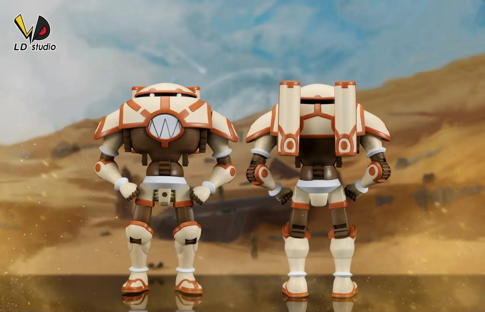 LD Studio - Digimon Digimon 04 unlimited land number ten players joint series #9 Arbormon Statue(GK)