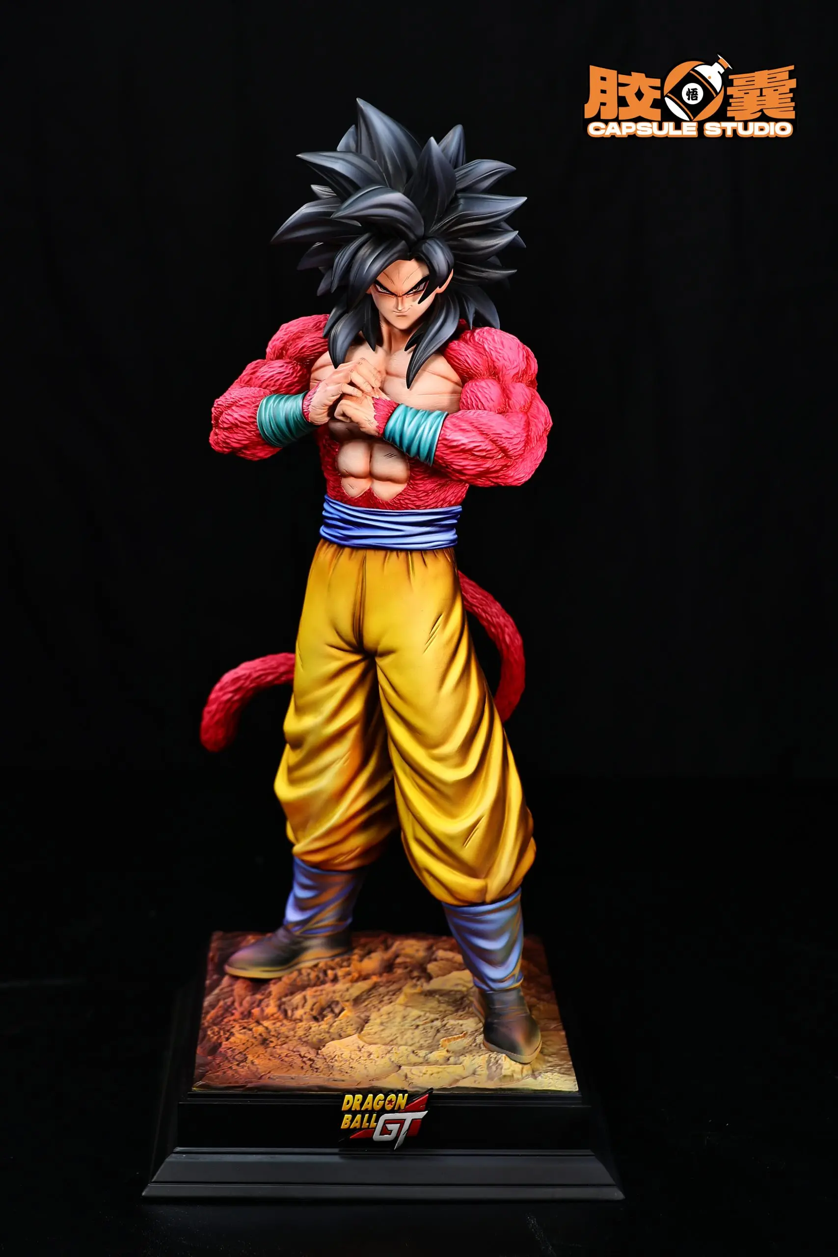Capsule Studio - Dragon Ball Super Saiyan 4 Goku Clasps His Fists Statue(GK)