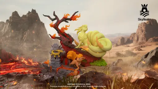 SkyRealm Studio - Pokemon Ecological Scene Ninetales Evolution Set 1/20 Statue