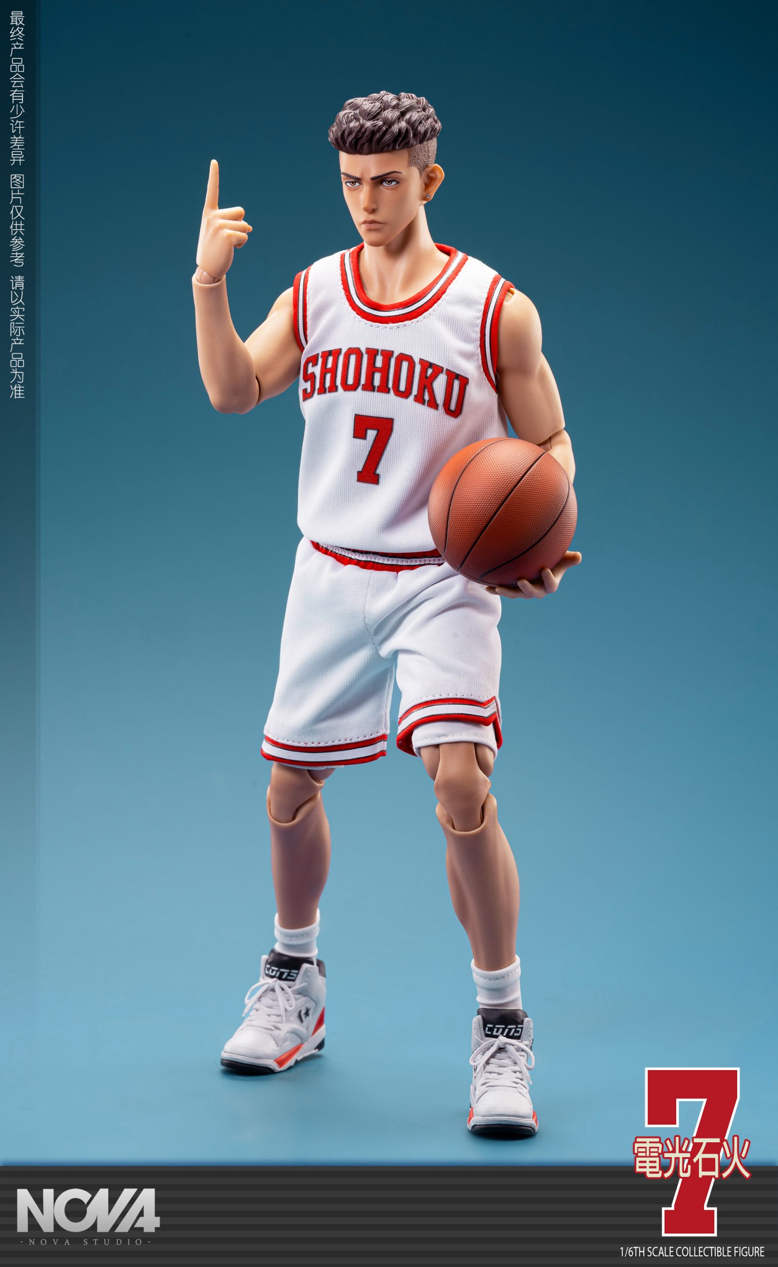 Slam Dunk 1/6 movable No 7 basketball player Miyagi Ryota Statue(GK) -NOVA Studio 