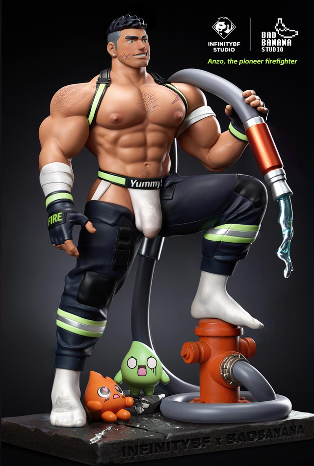 The Pioneer Firefighter Anzo Statue (GK)(Adult 18+) -INFINITYBF Studio & Bad Banana Studio