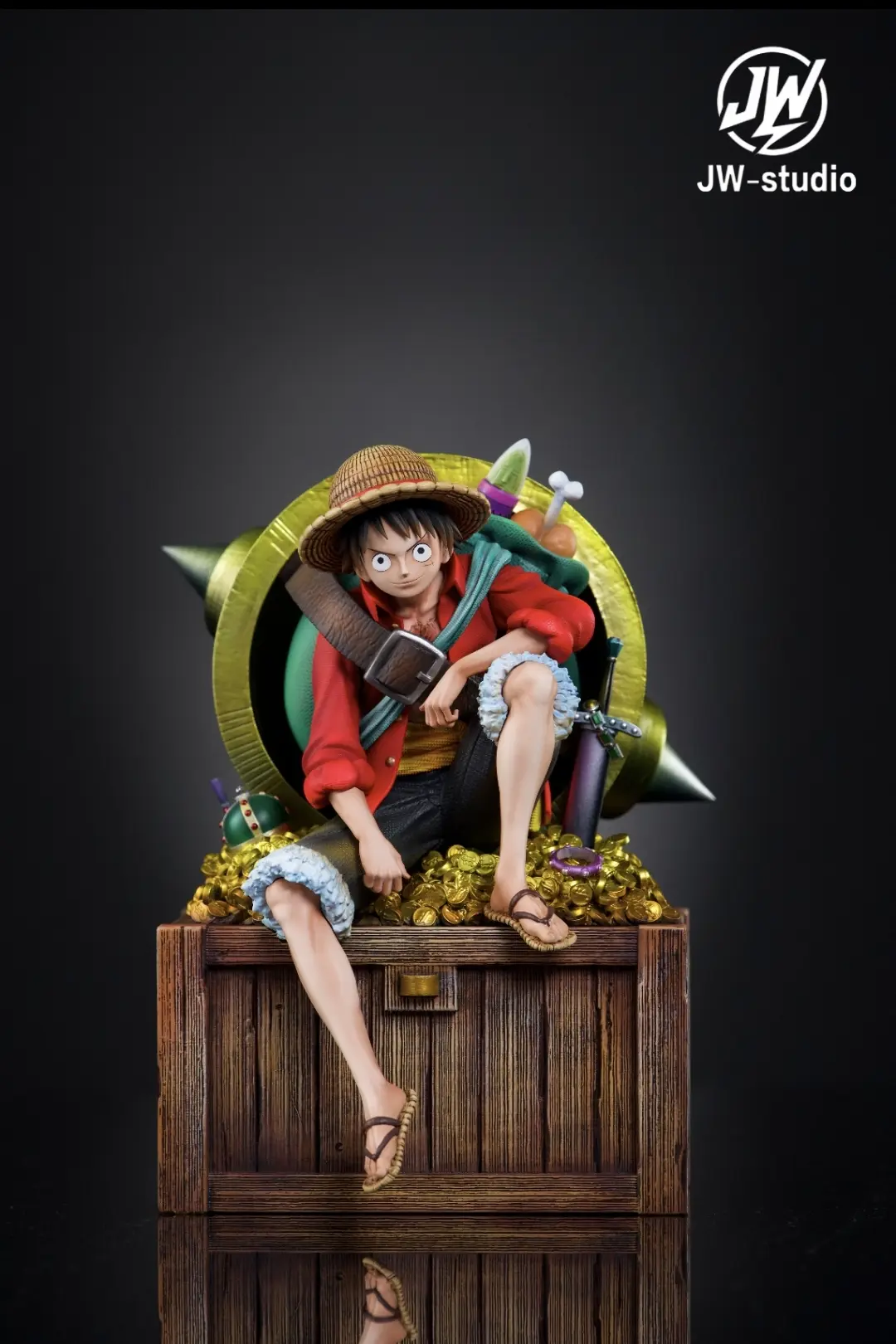 Jw Studio - One Piece Straw Hat Pirates No2 Monkey D. Luffy Statue(GK)