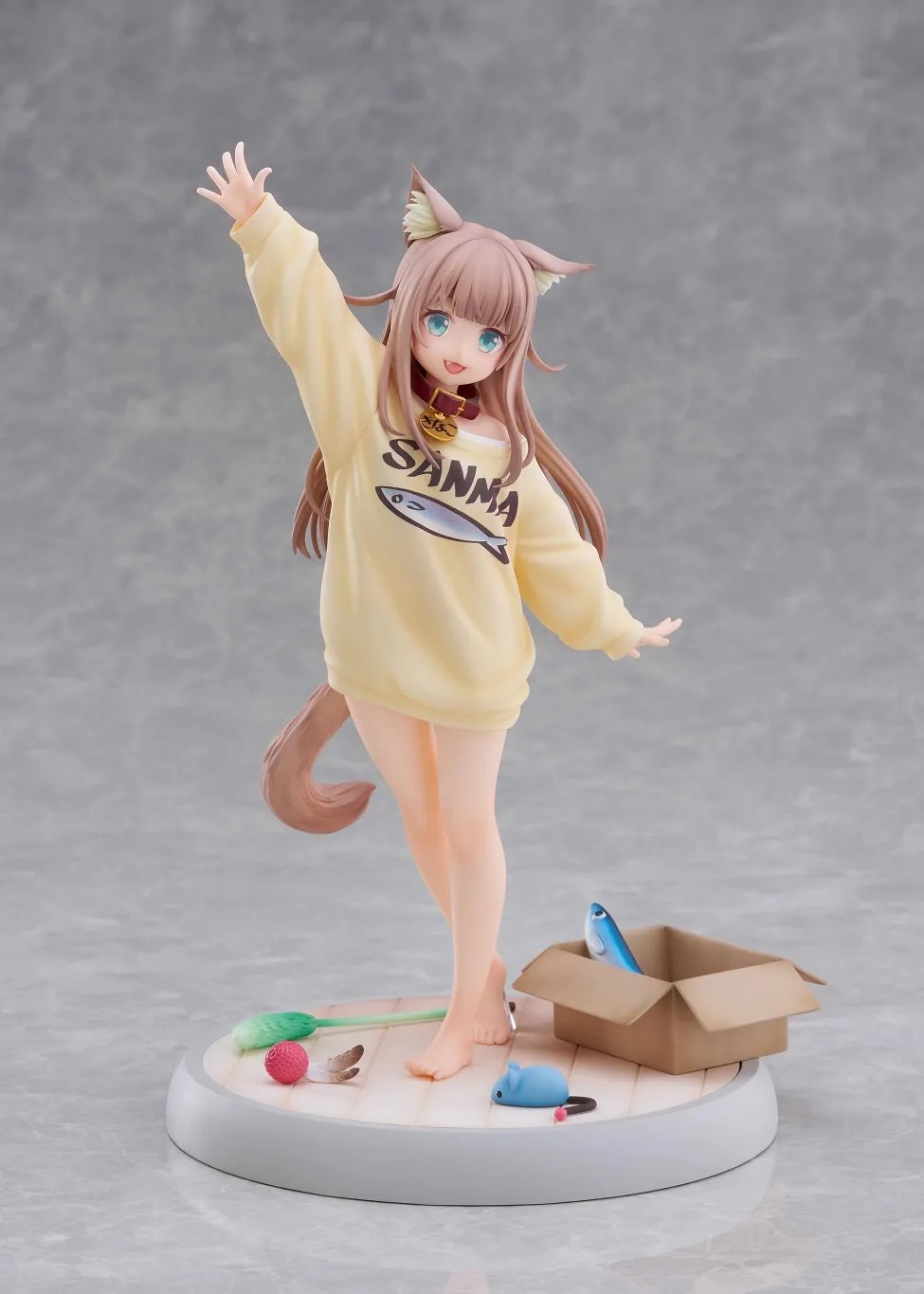 GOLDEN HEAD - My Cat Is A Kawaii Girl KINAKO -Play With Ver  (Licensed) Statue(GK) - GOLDEN HEAD 