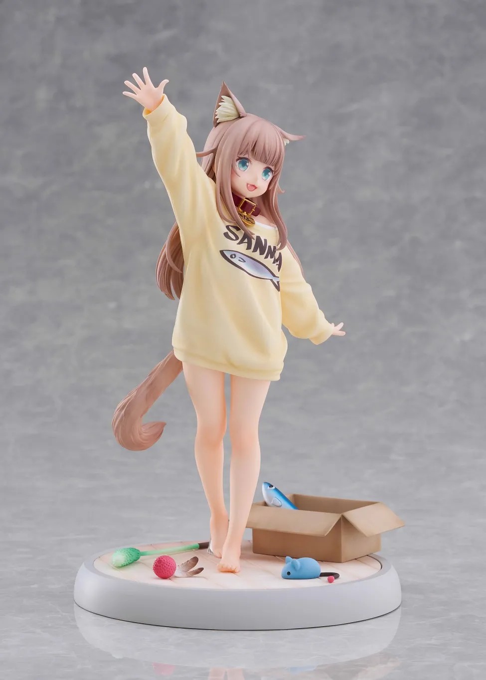 GOLDEN HEAD - My Cat Is A Kawaii Girl KINAKO -Play With Ver  (Licensed) Statue(GK) - GOLDEN HEAD 