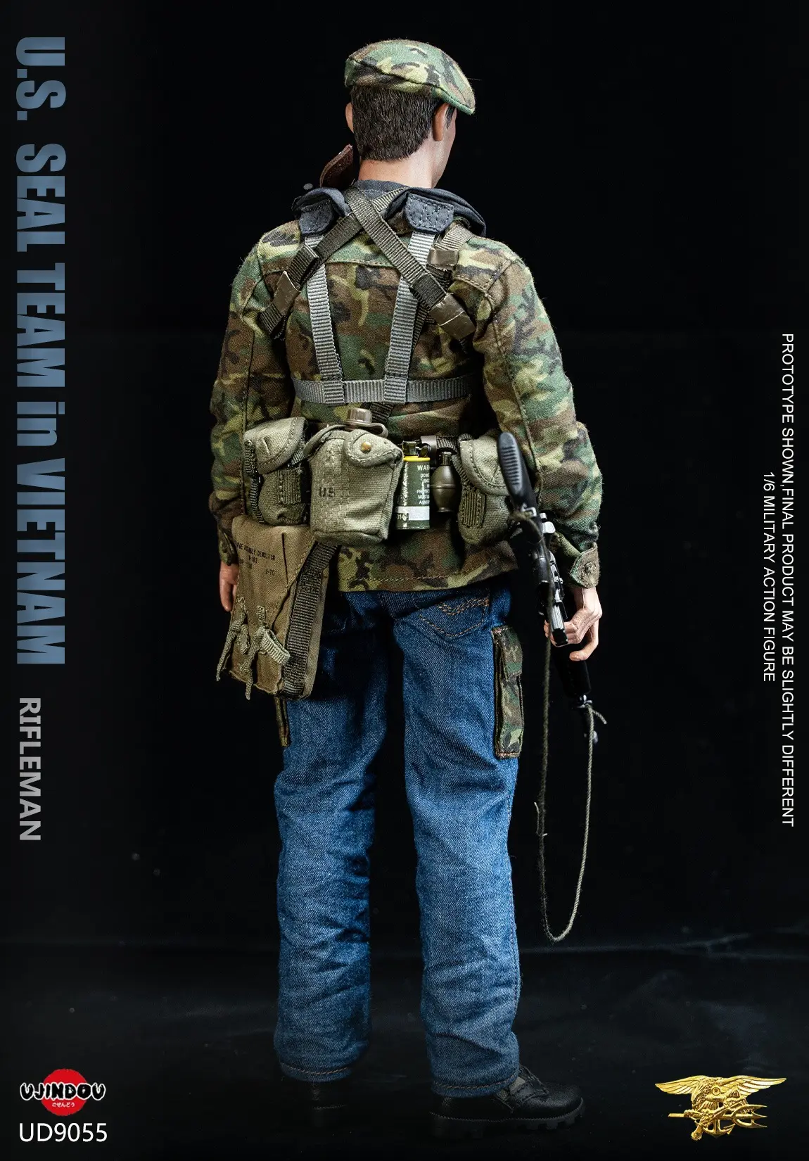 UJINDOU - 1/6 U.S. SEAL TEAM in VIETNAM RIFLEMAN UD9055 (Licensed) Statue(GK) 