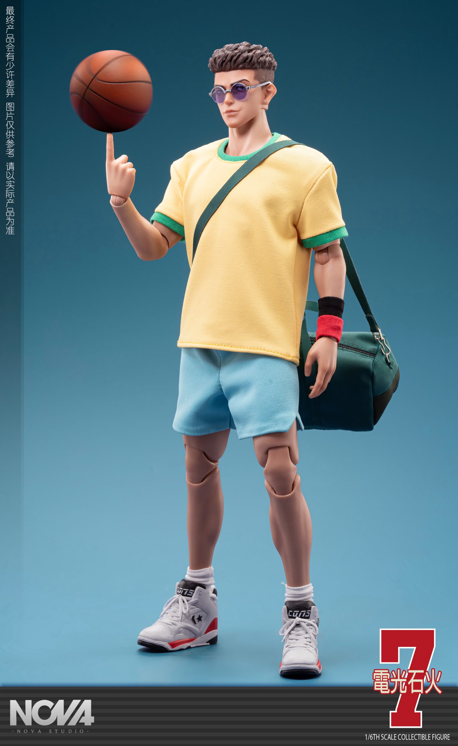 Slam Dunk 1/6 movable No 7 basketball player Miyagi Ryota Statue(GK) -NOVA Studio 
