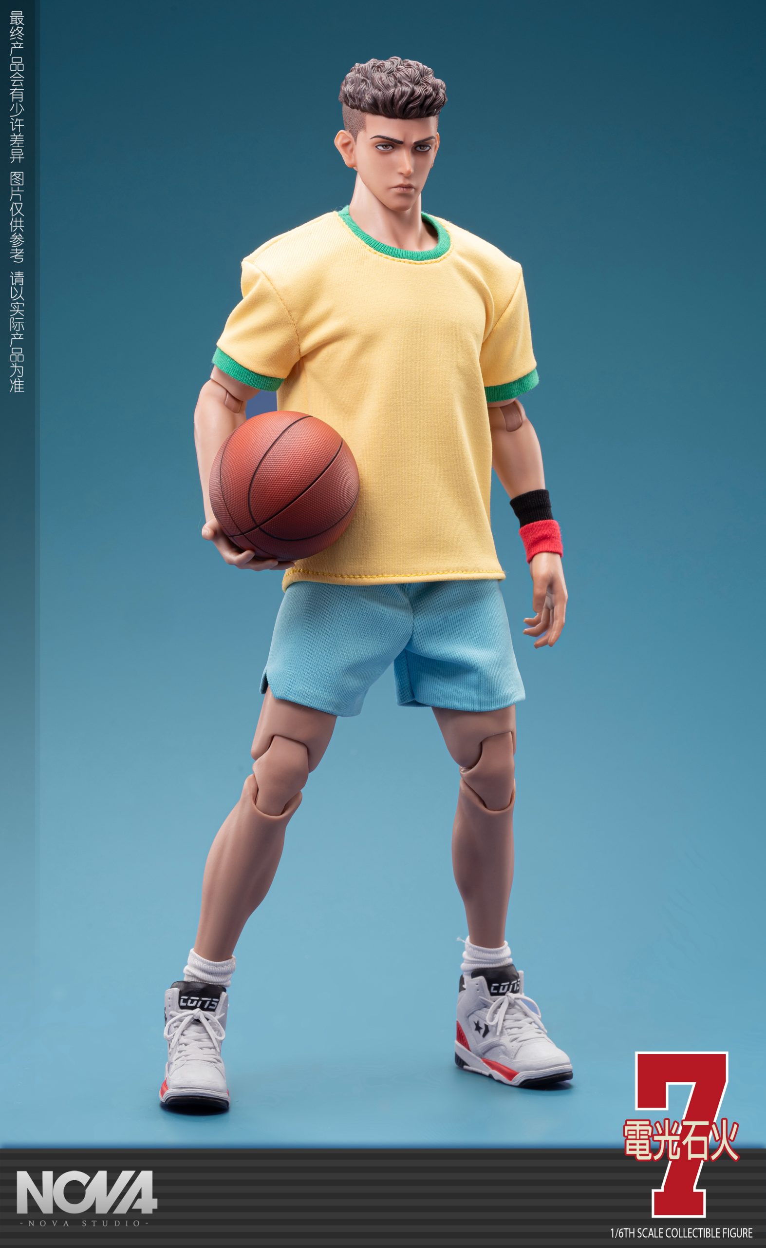 Slam Dunk 1/6 movable No 7 basketball player Miyagi Ryota Statue(GK) -NOVA Studio 