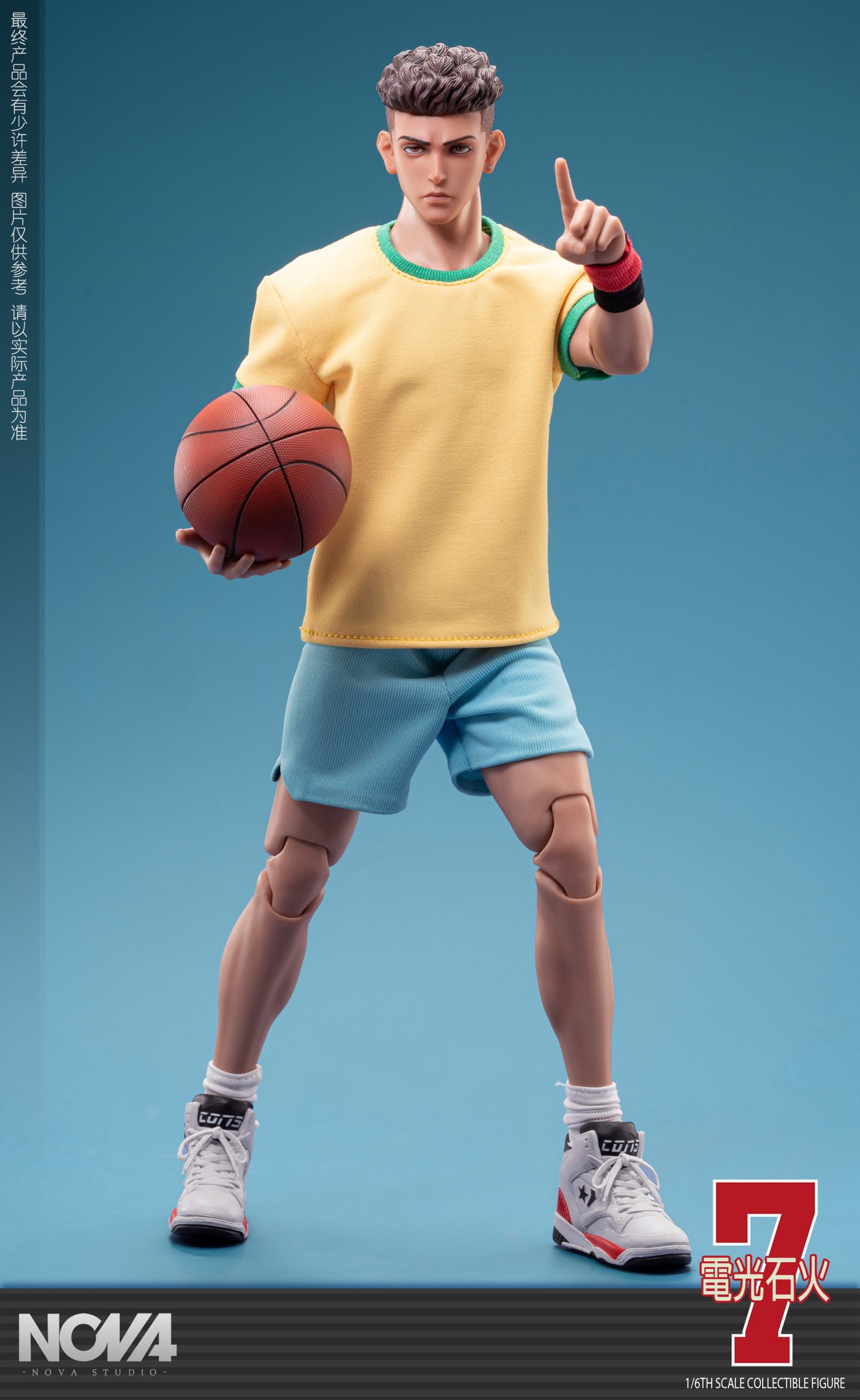Slam Dunk 1/6 movable No 7 basketball player Miyagi Ryota Statue(GK) -NOVA Studio 
