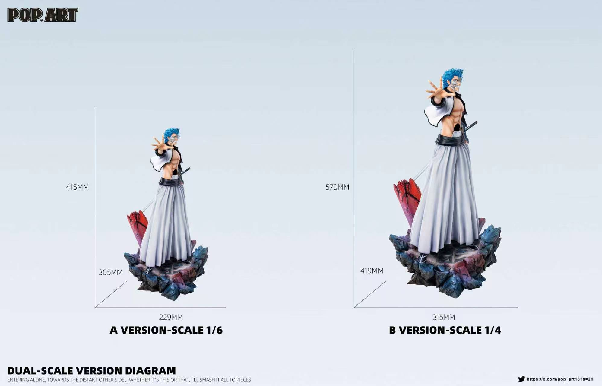 POP.ART Studio Grimmjow Jaegerjaquez Espada Bleach