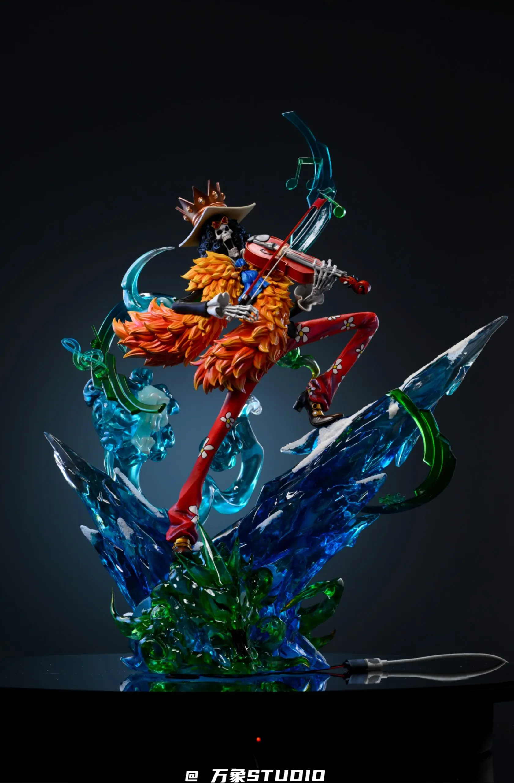 Wan Xiang Studio - One Piece Soul King Brook  Statue (GK)