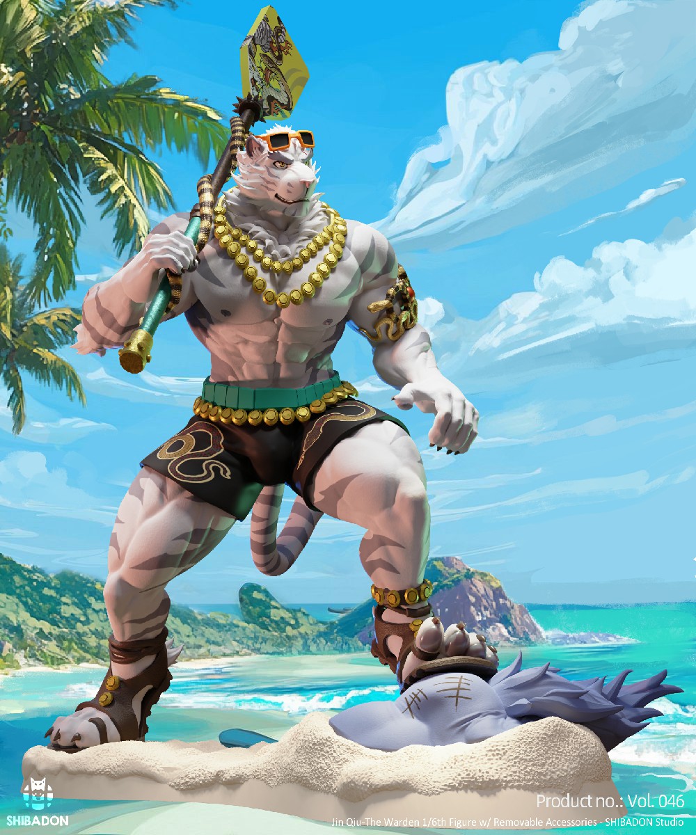 Original White Tiger (Licensed) Statue GK Figure(18+MALE)-Shibadon Studio Pre-sale