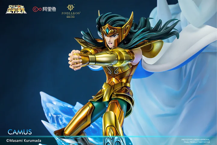 Zodiakos Studio - Saint Seiya: Knights of the Zodiac Gold Saints Vol. 11 Aquarius Camus  Licensed Statue