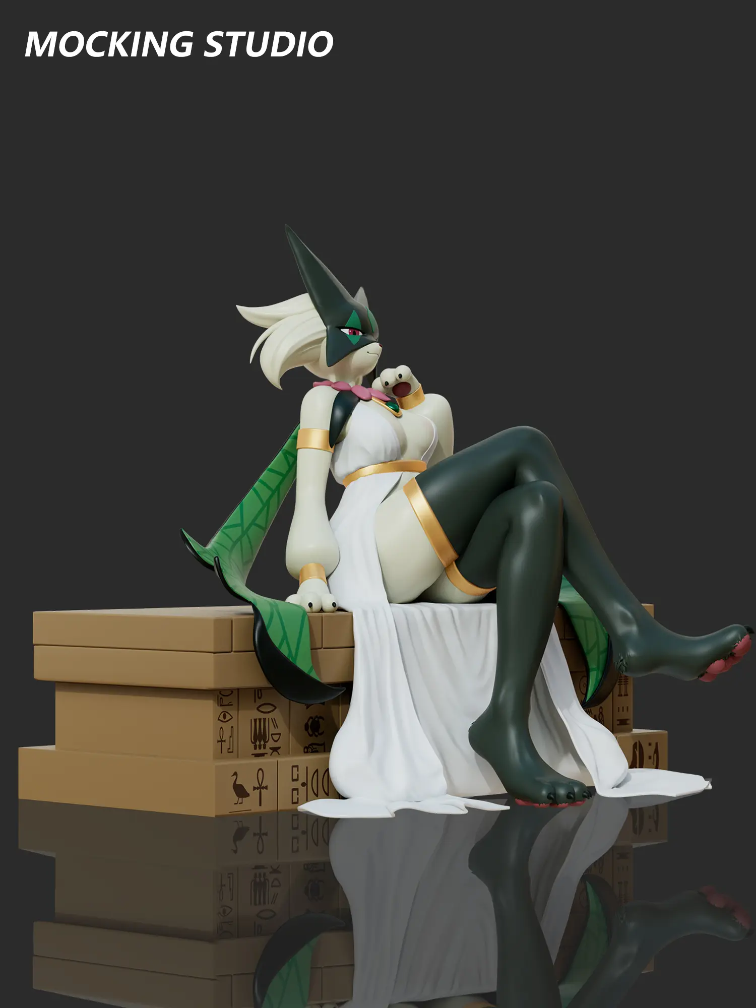 MOCKING Studio - Pokemon Western Dancer Magical Meowscarada Statue(GK)