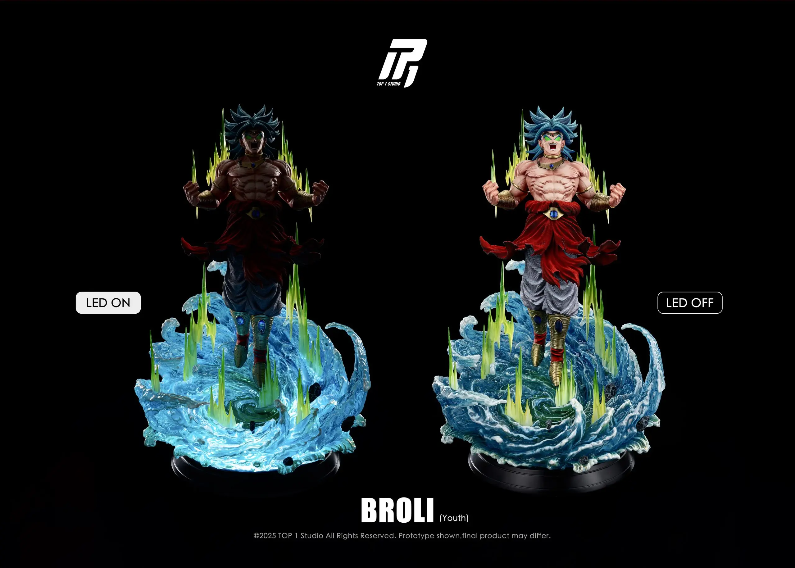 TOP 1 Studio -  Dragon Ball 1/6 & 1/4 Broly Limited Edition Statue