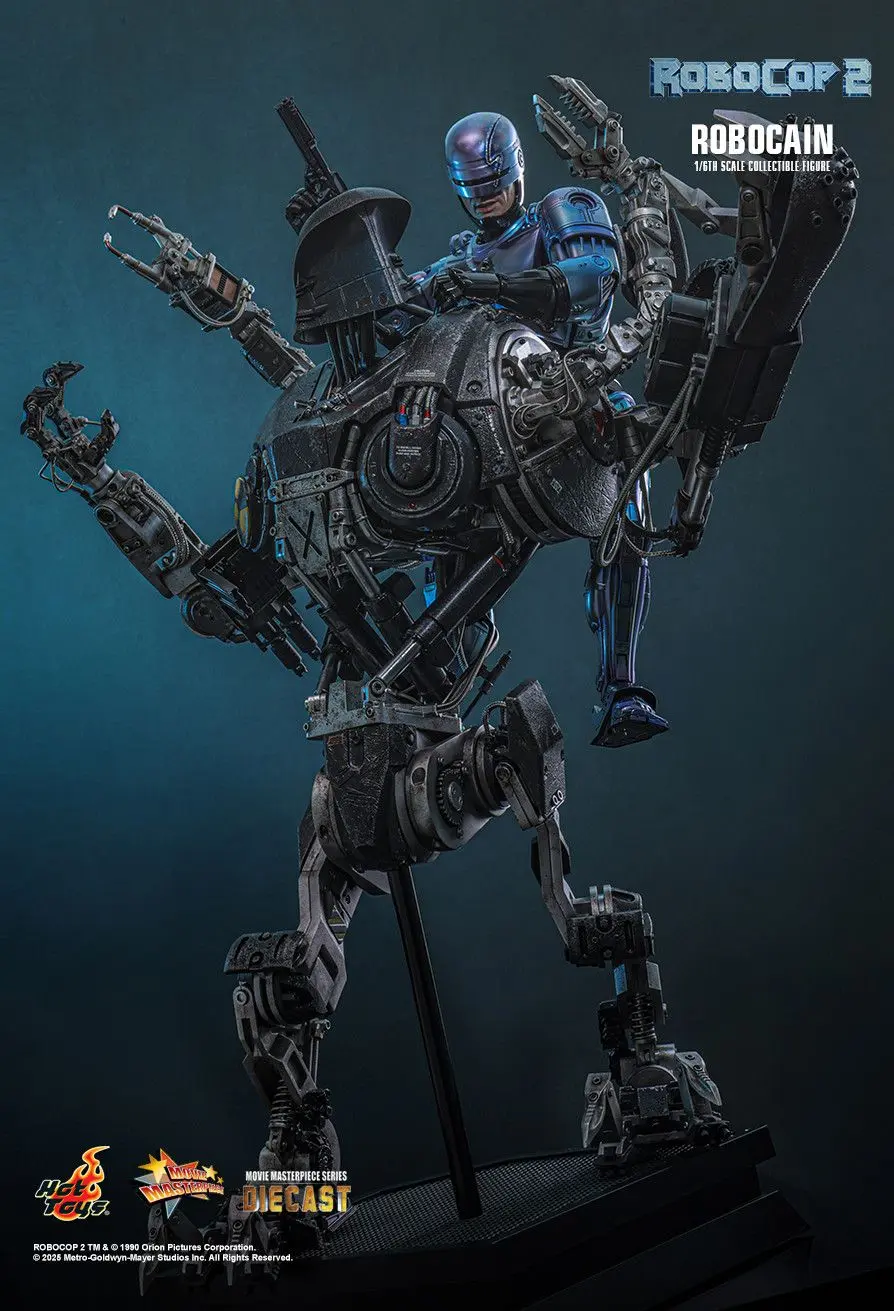 Hottoys - RoboCop 2 RoboCop & RoboCain 1/6th scale Collectible Figure MMS827 MMS828 (Licensed)Action Figure