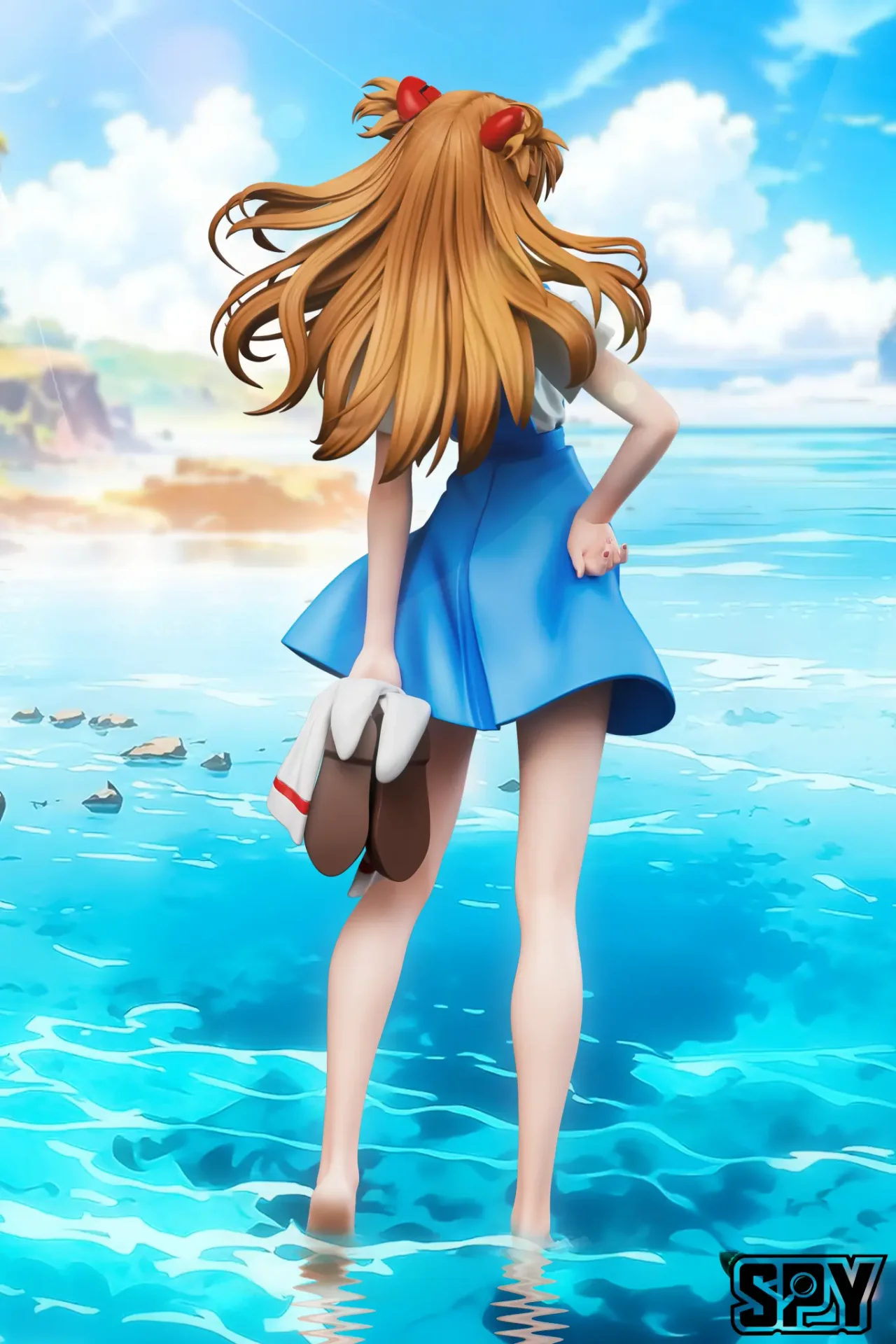 SPY Studio -  Neon Genesis Evangelion School Uniform Asuka Statue(GK)