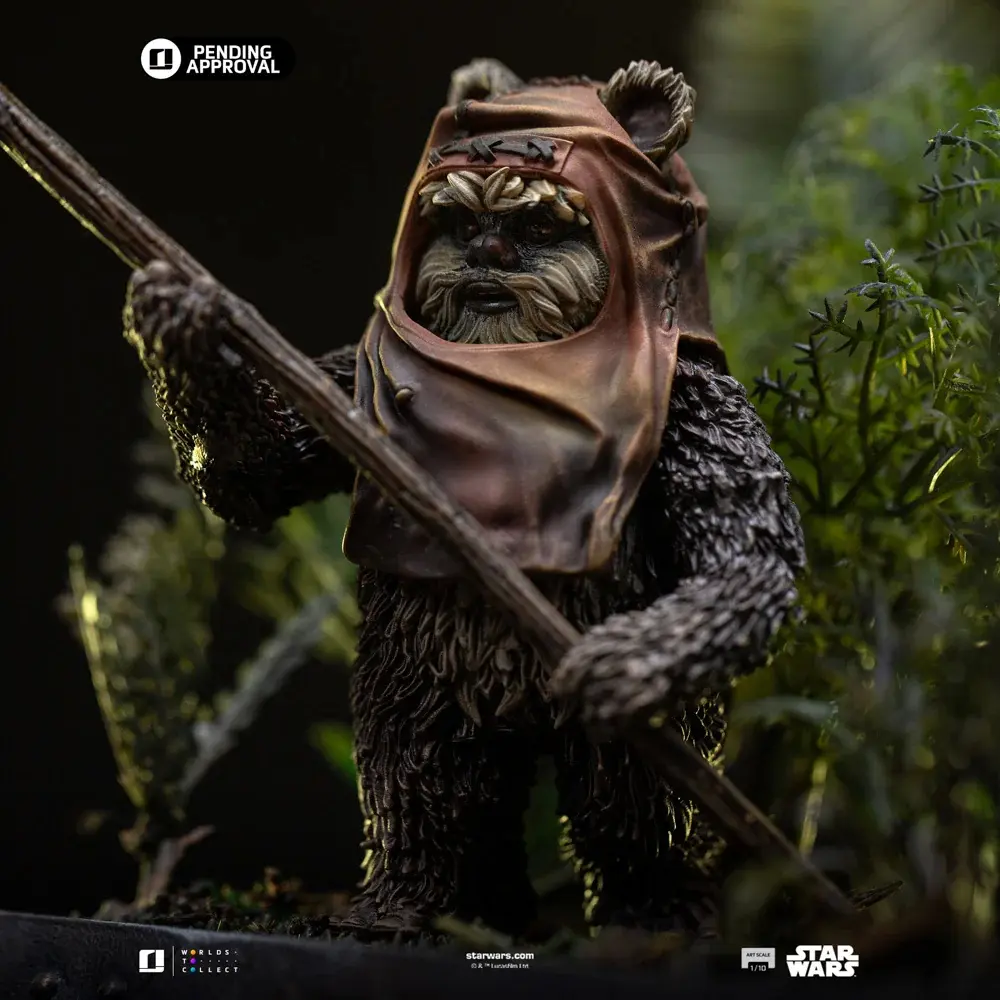 Iron Studio - Leia and Wicket 1/10 Scale Statue LUCSWR126625-10 (Licensed)Statue(GK)