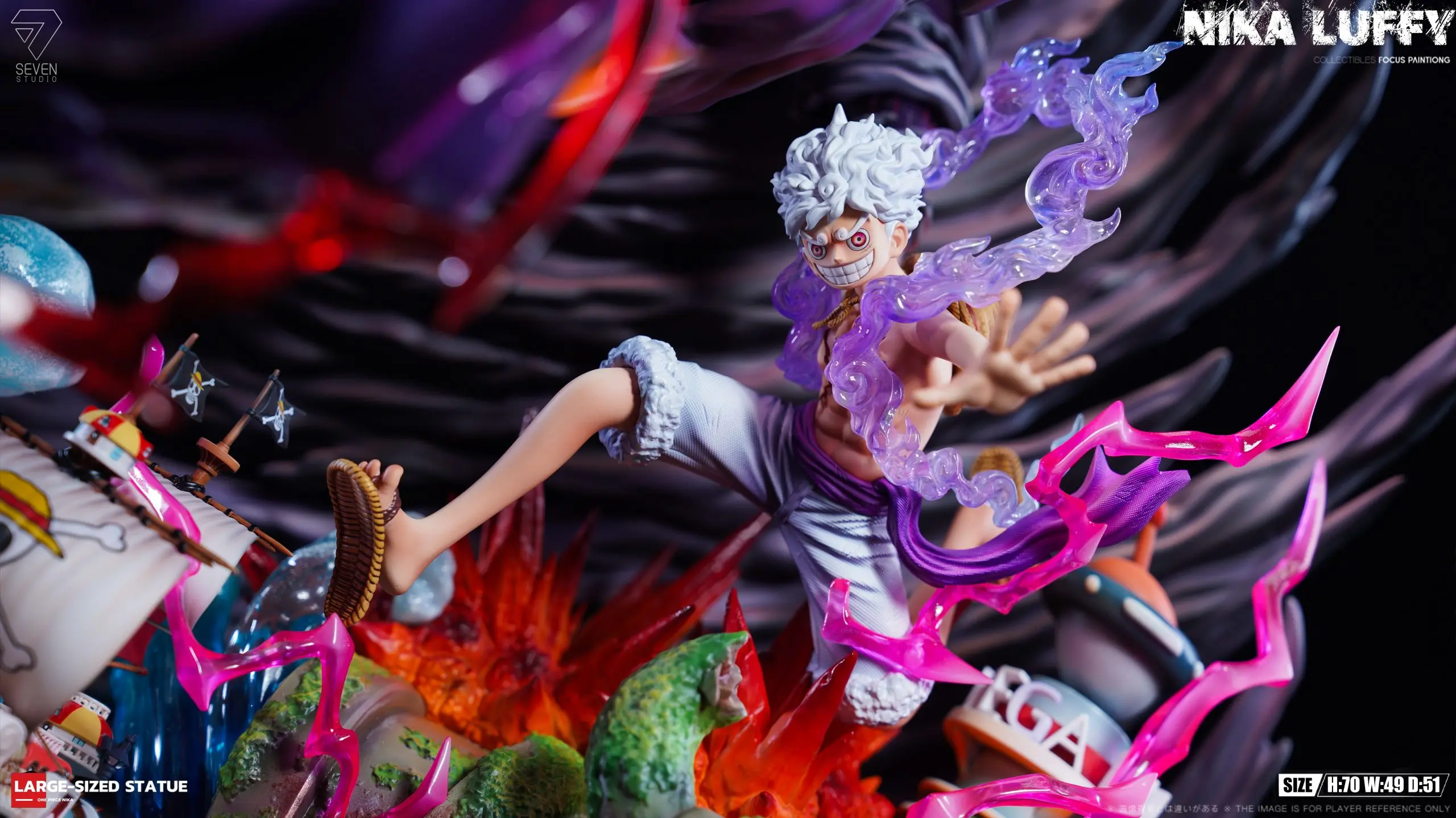 Seven Studio - One Piece Warhead Nika Luffy Statue(GK)
