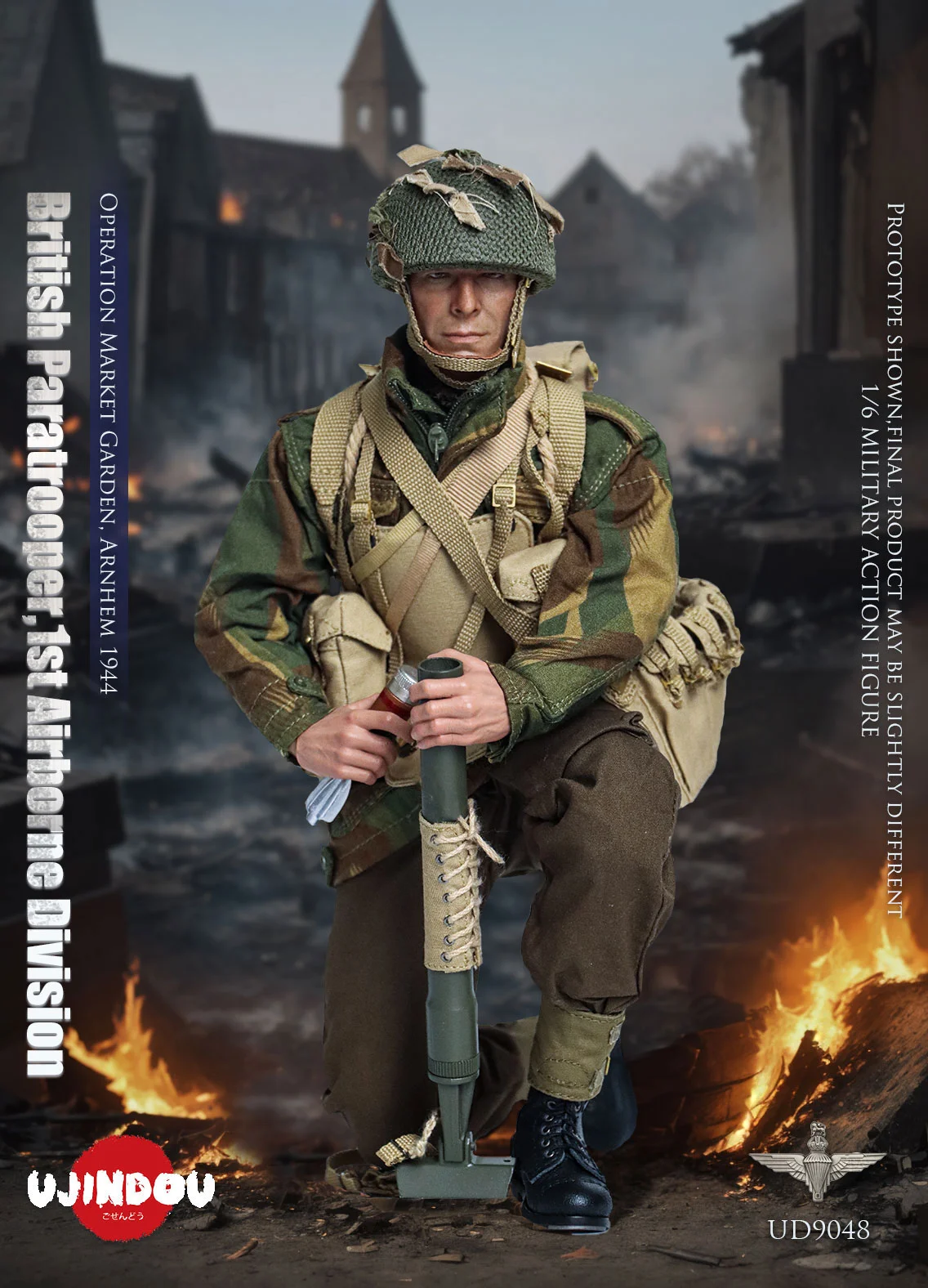 British Paratrooper 1st Airborne Division Operation Market Garden Arnhem 1/6 Action Figure Statue(GK)-UJINDOU-KWII-GK