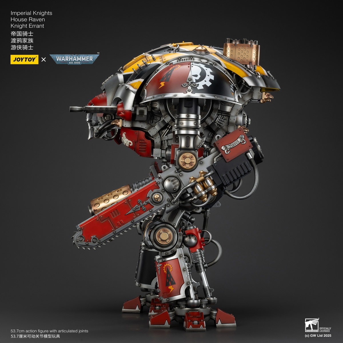 Ultramarines Relic Secundus Armour & Imperial Knights House Raven Knight Errant JT01536 JT9305 (Licensed) Statue(GK) - JOYTOY-KWII-GK