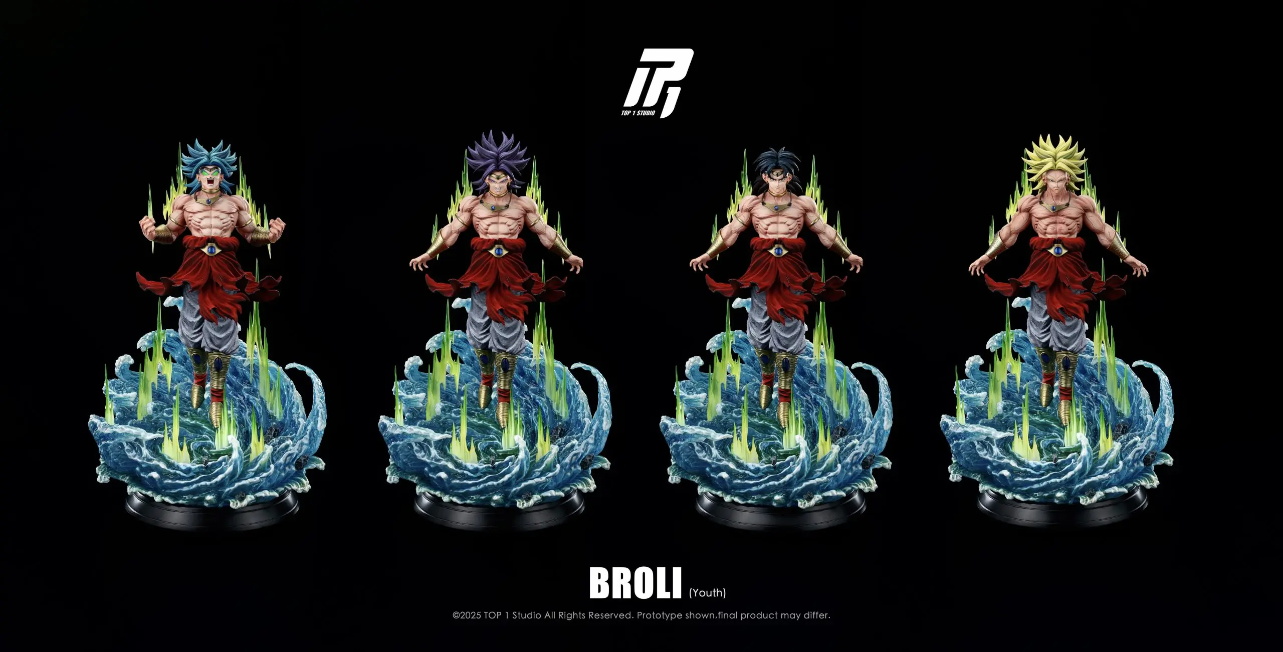 TOP 1 Studio -  Dragon Ball 1/6 & 1/4 Broly Limited Edition Statue