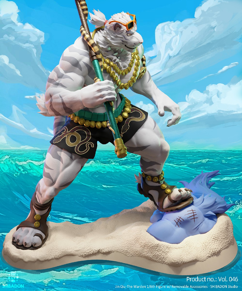 Original White Tiger (Licensed) Statue GK Figure(18+MALE)-Shibadon Studio Pre-sale