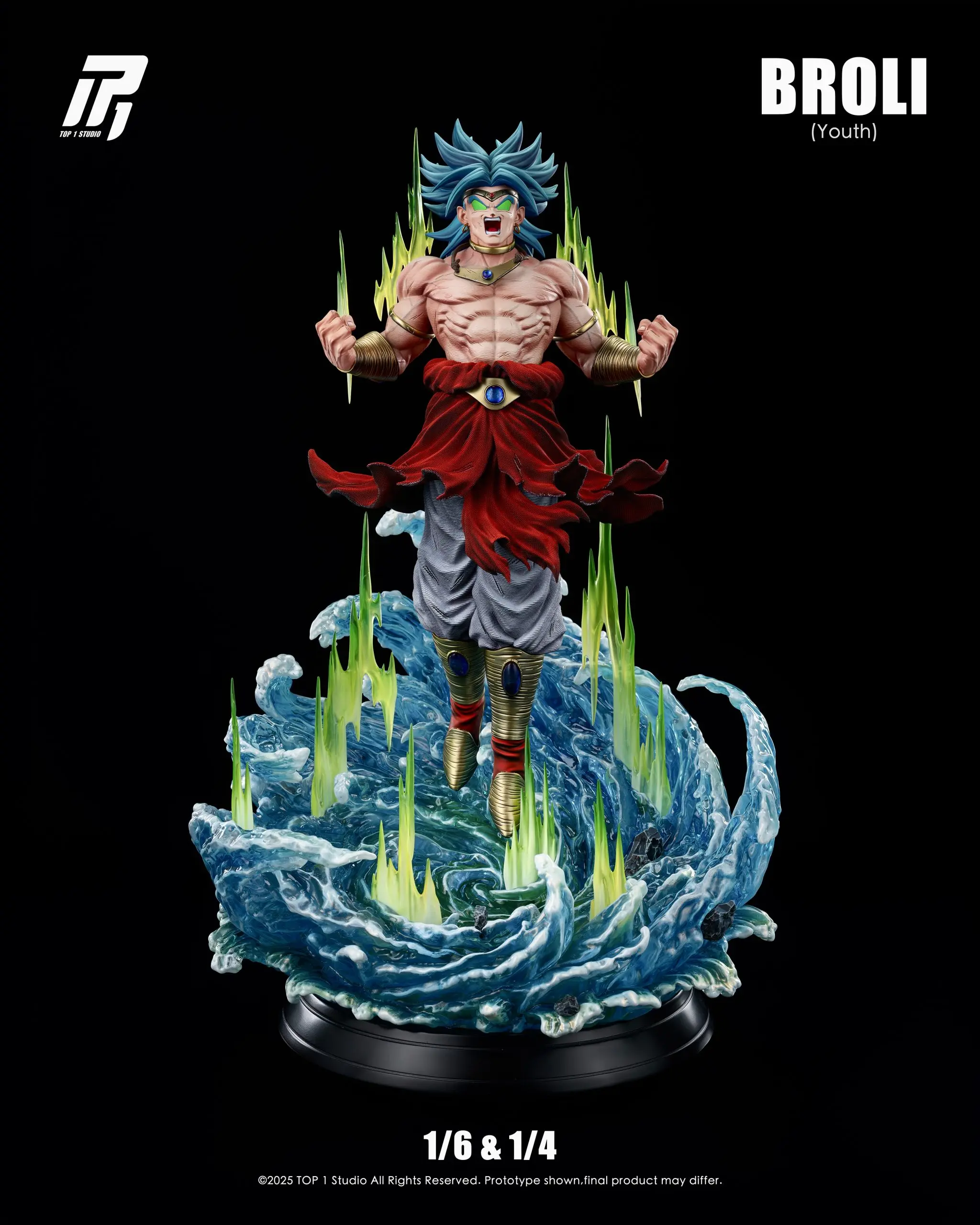 TOP 1 Studio -  Dragon Ball 1/6 & 1/4 Broly Limited Edition Statue