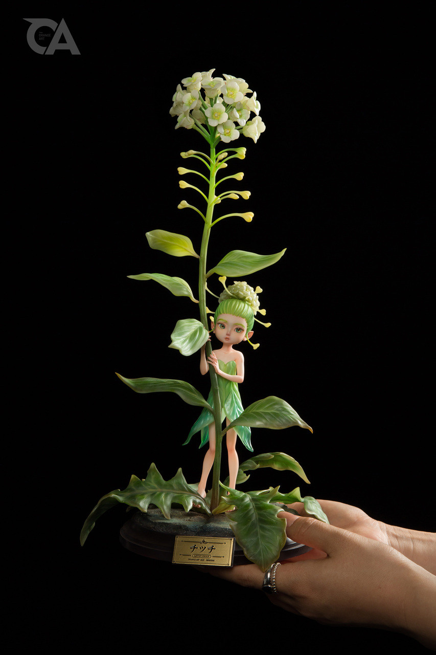 Shepherds Purse flower Fairy 1/1 Statue (GK)- Orange Art Studio
